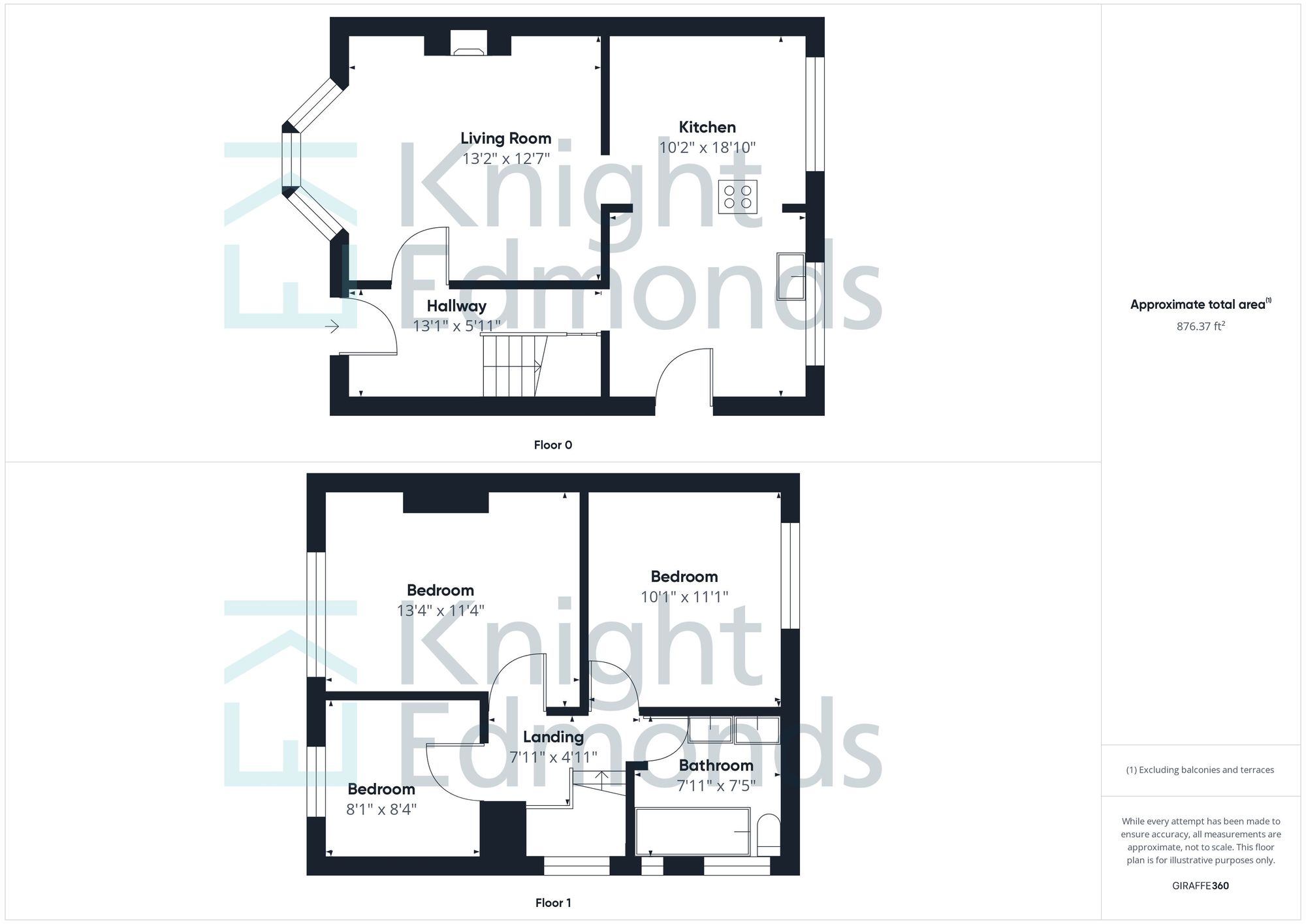 3 bed house for sale in Sussex Road, Maidstone - Property floorplan