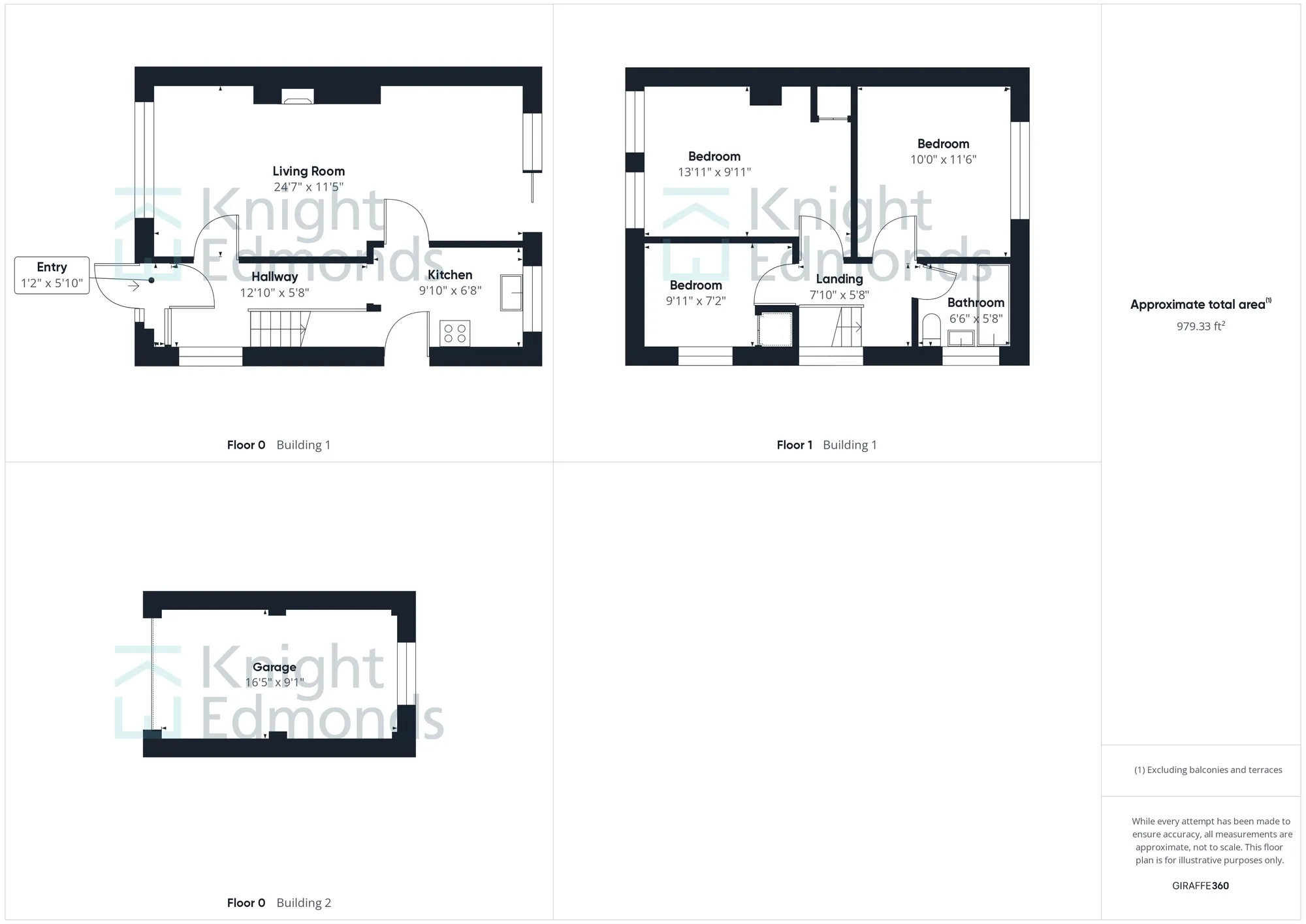 3 bed semi-detached house for sale in Spencer Way, Maidstone - Property floorplan
