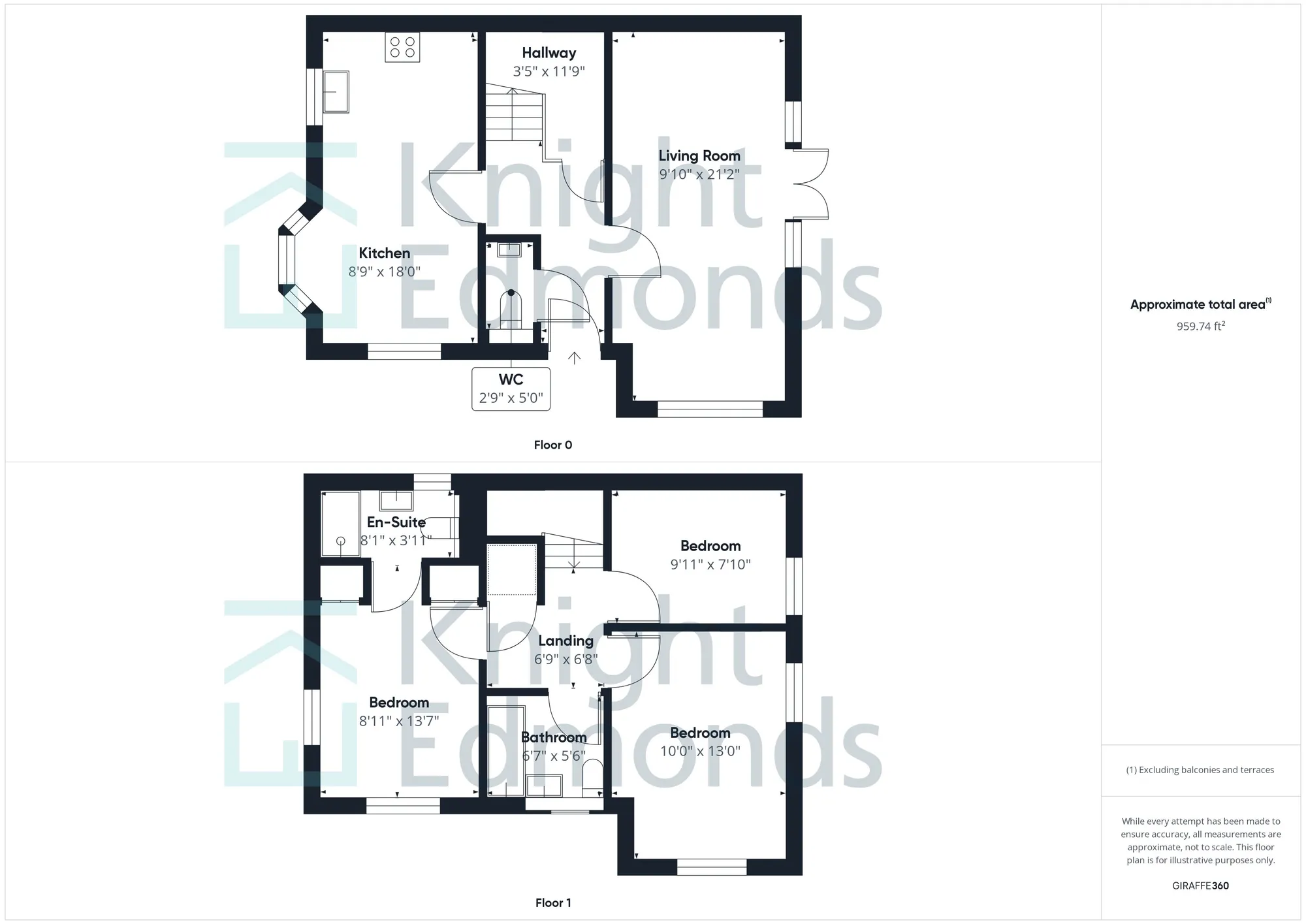 3 bed detached house for sale in Broad Drive, Maidstone - Property floorplan
