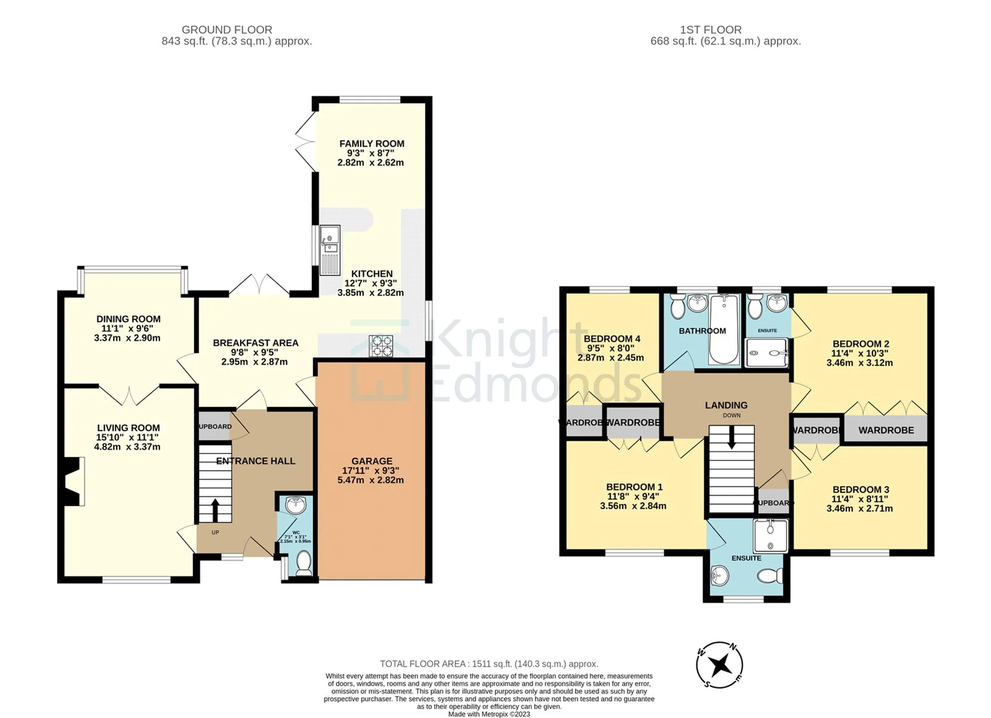 4 bed detached house for sale in Firmin Avenue, Maidstone - Property Floorplan