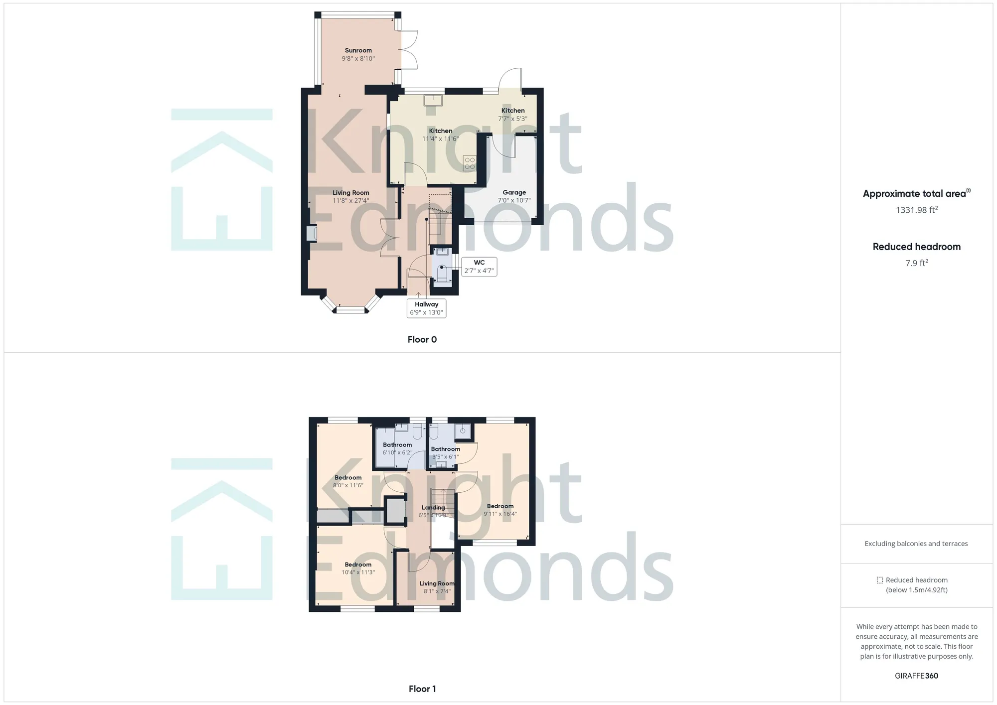 4 bed detached house for sale in Hawkwood, Maidstone - Property floorplan