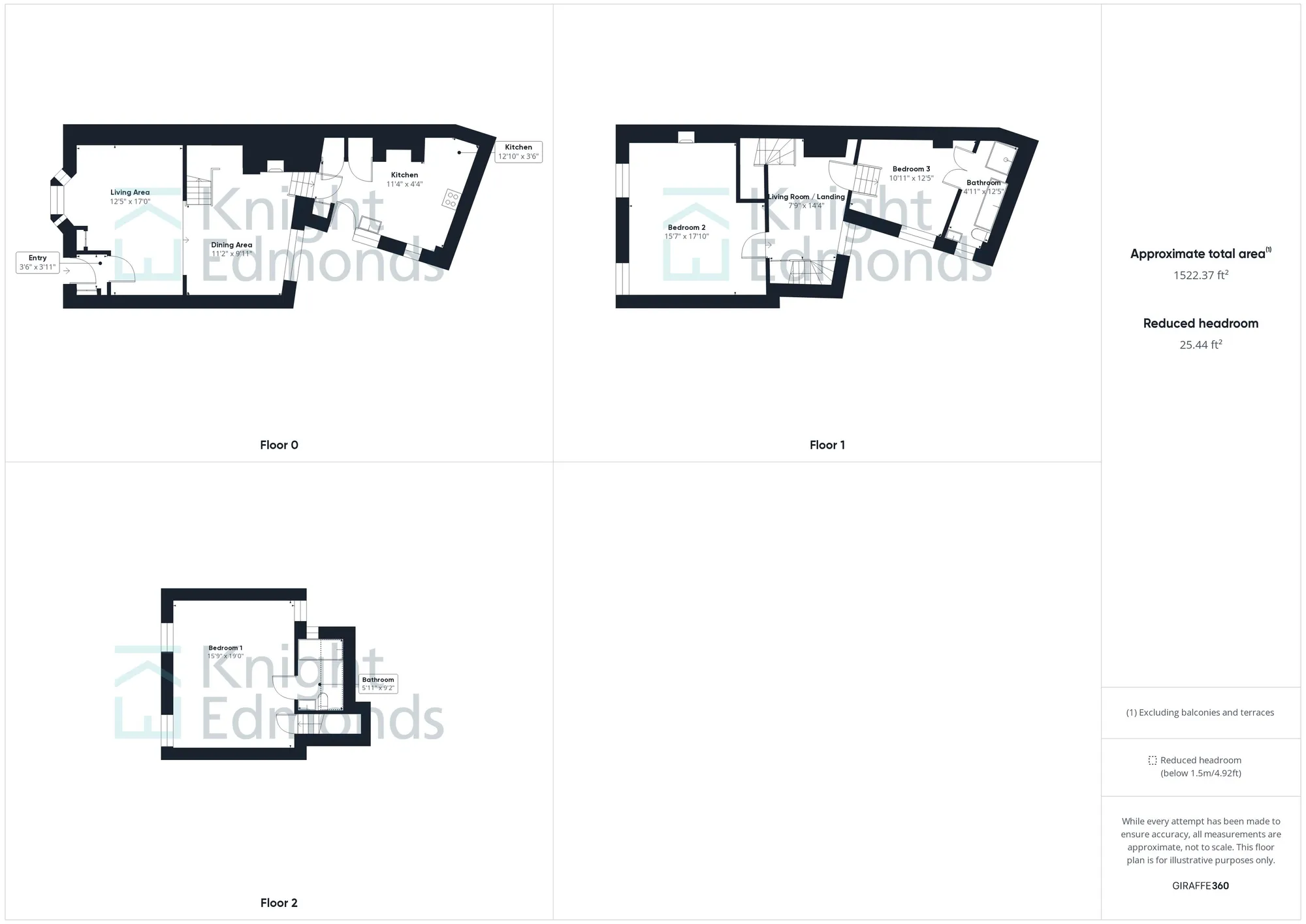 3 bed mid-terraced house for sale in Tonbridge Road, Maidstone - Property floorplan