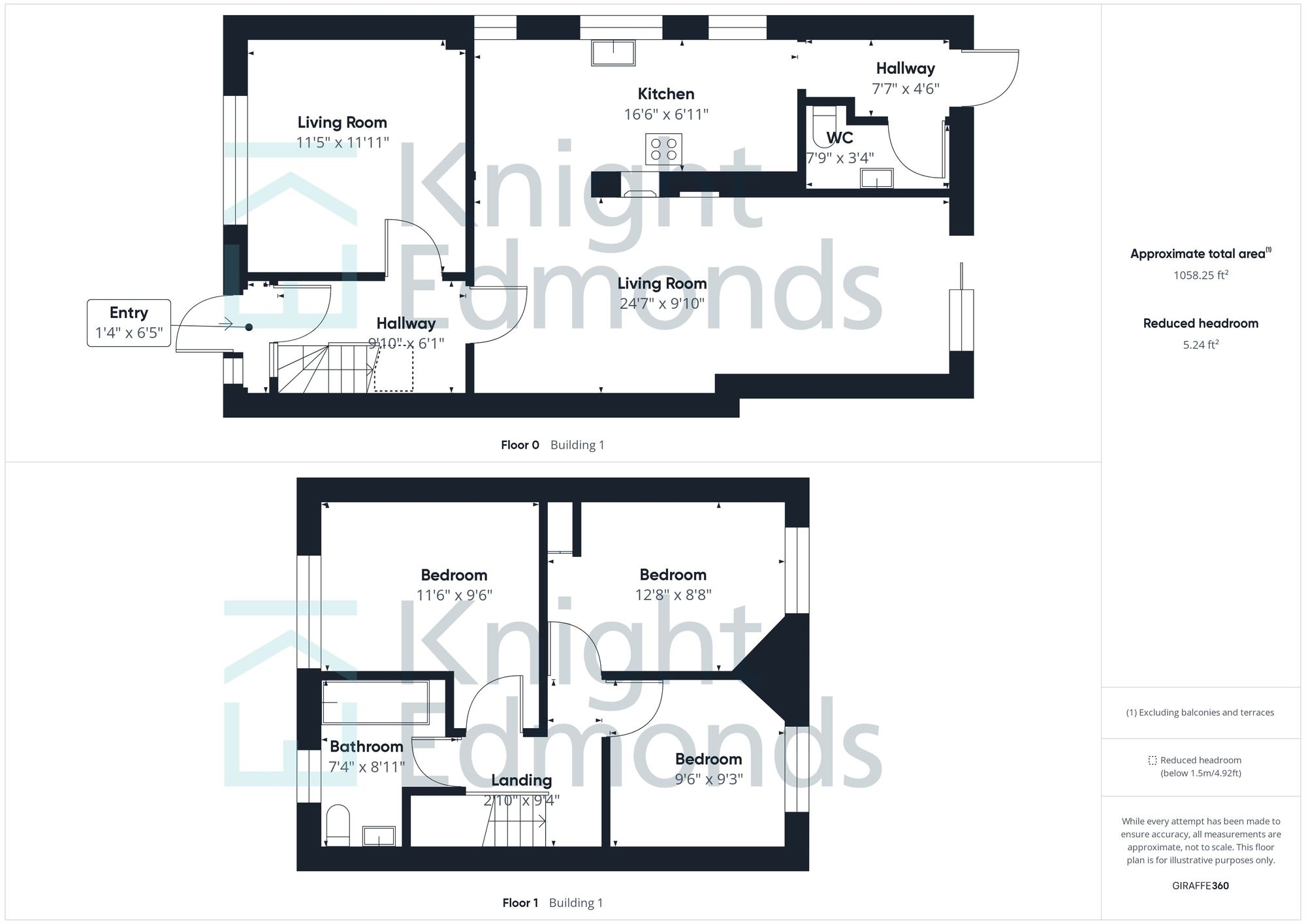 3 bed house for sale in Plains Avenue, Maidstone - Property floorplan