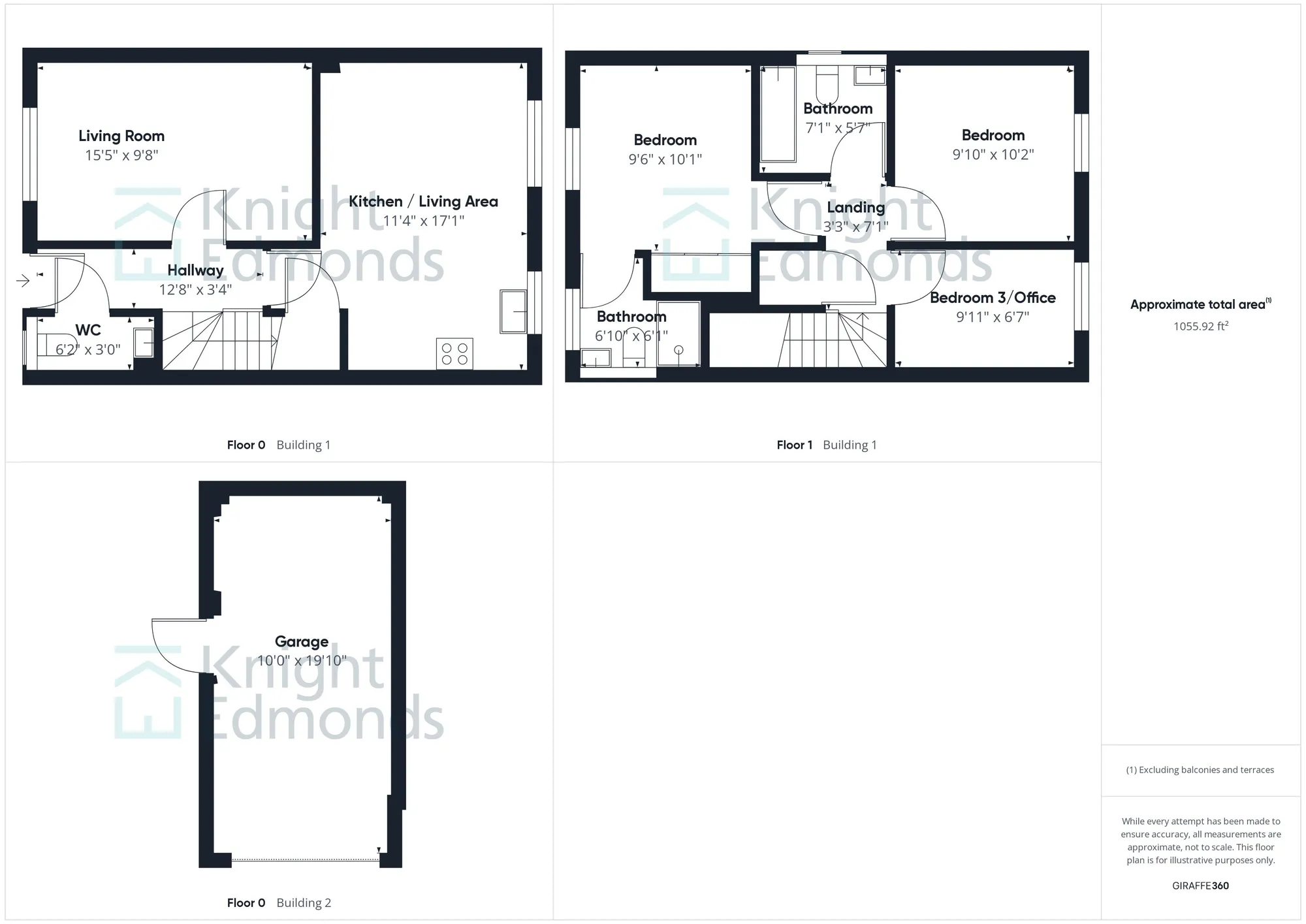 3 bed semi-detached house for sale in Castle Way, Maidstone - Property floorplan