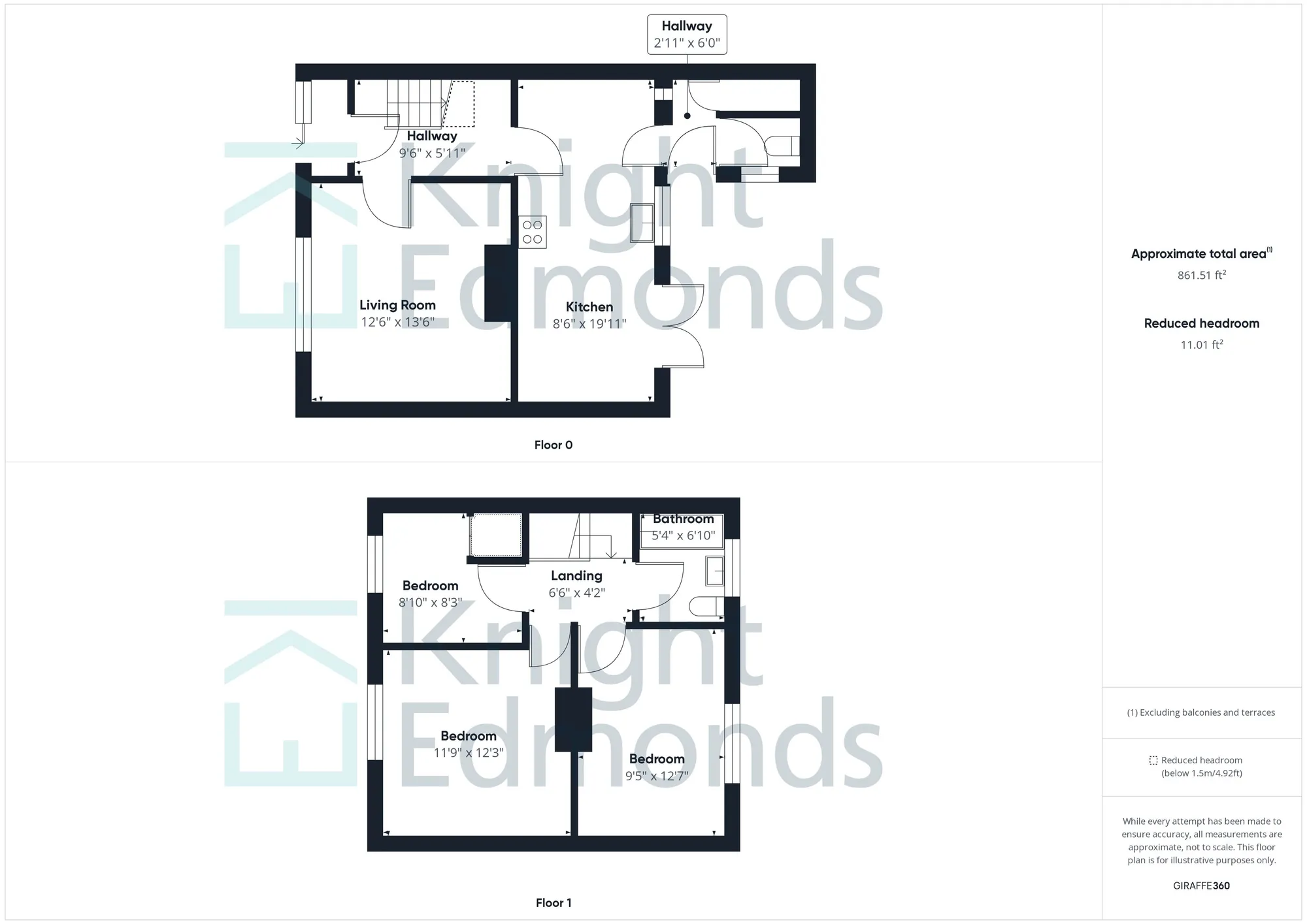 3 bed end of terrace house for sale in Plains Avenue, Maidstone - Property floorplan
