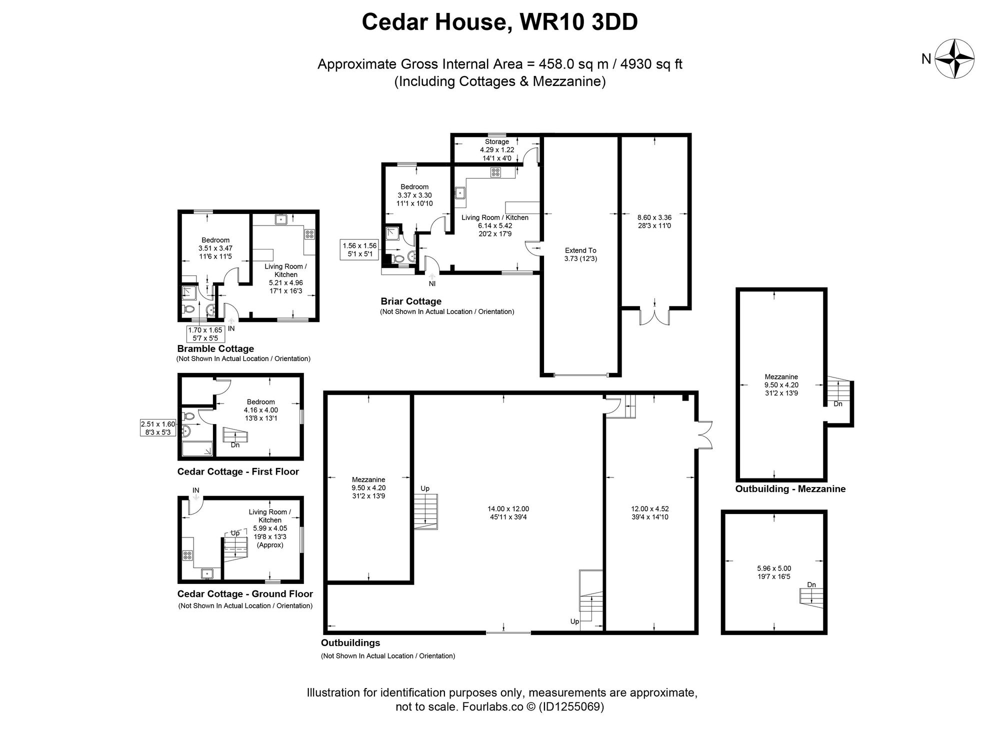 6 bed detached house for sale in Eckington, Pershore - Property floorplan