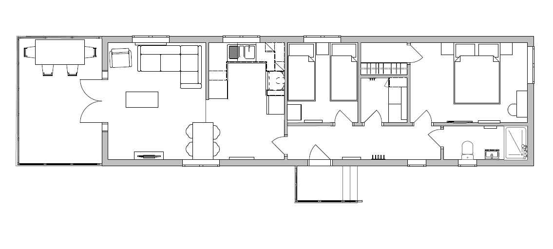 2 bed park home for sale in Bowbrook Lodges, Pershore - Property floorplan