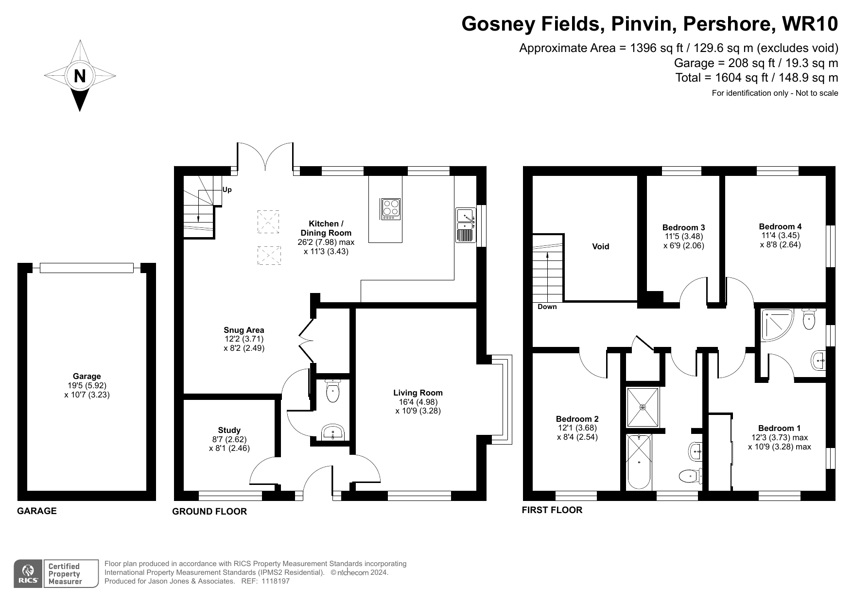 4 bed detached house for sale in Pinvin, Pershore - Property floorplan