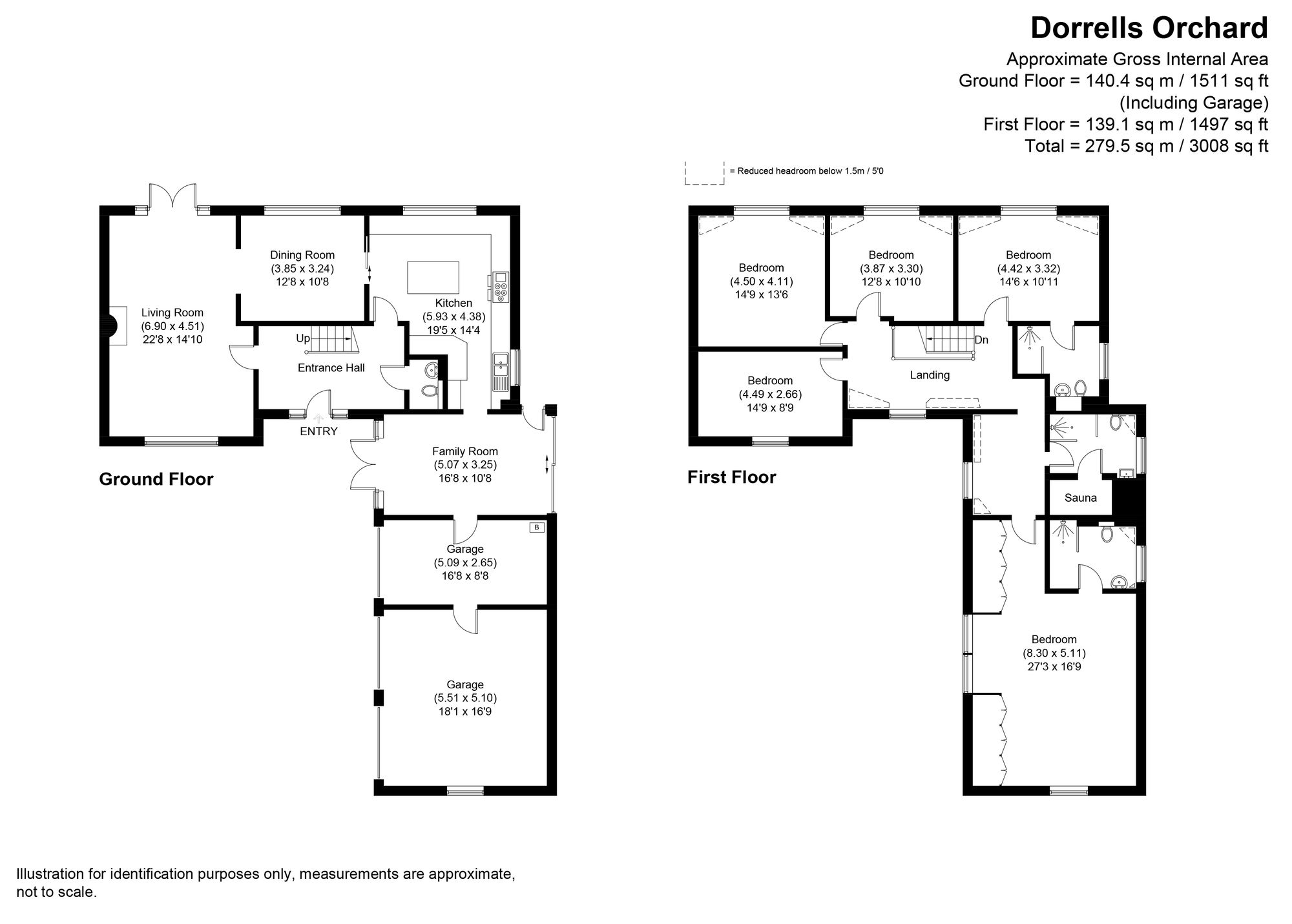 5 bed detached house for sale in Dorrells Orchard, Pershore - Property floorplan