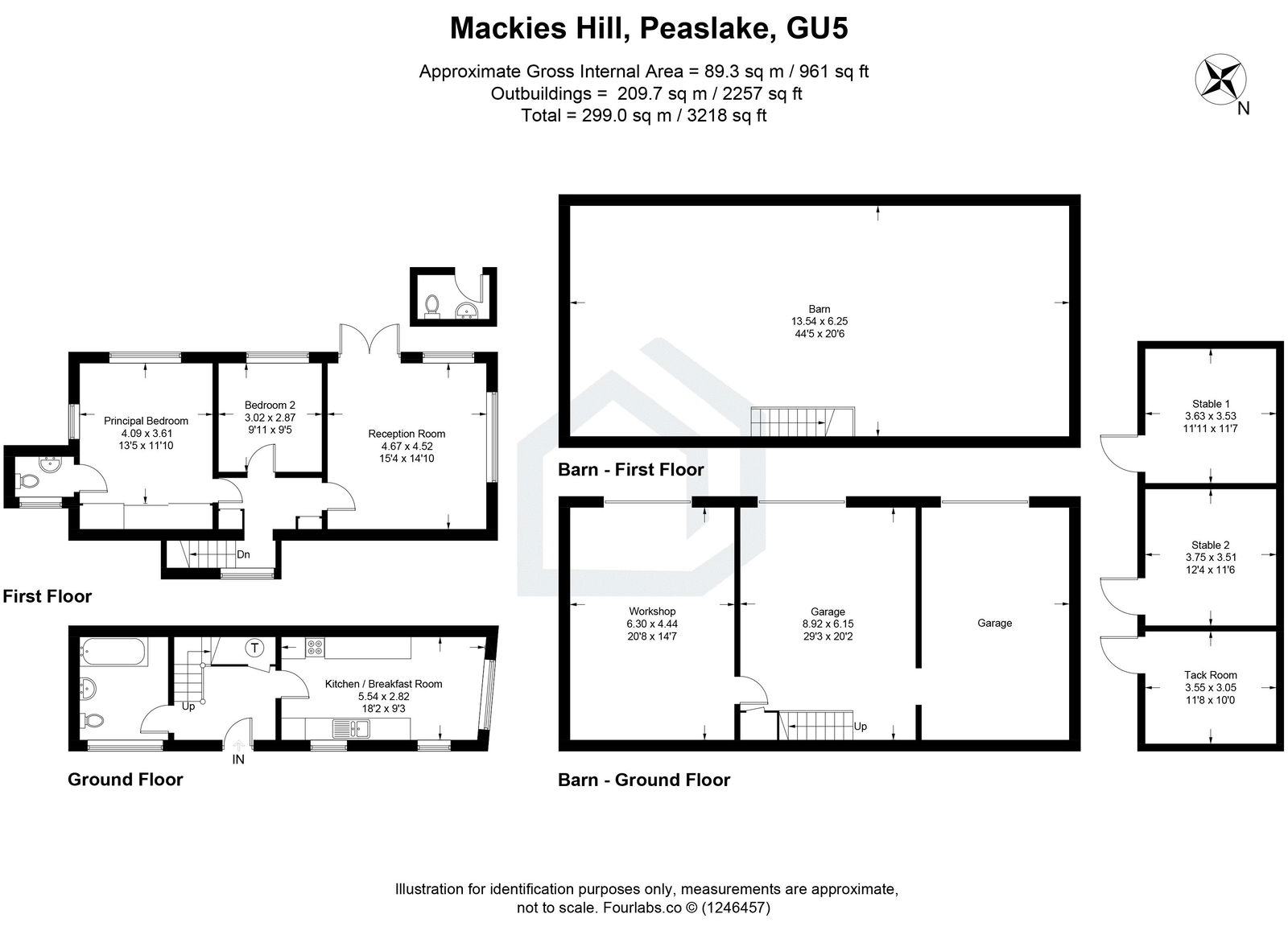 2 bed cottage to rent in Mackies Hill, Guildford - Property floorplan