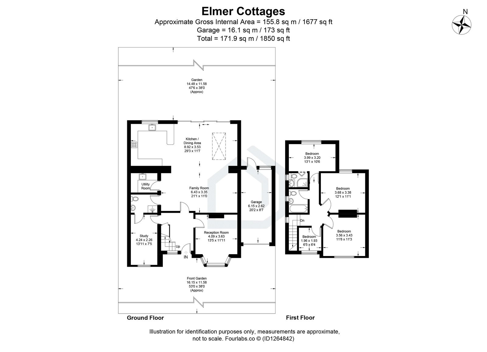 4 bed detached house for sale in Guildford Road, Leatherhead - Property floorplan