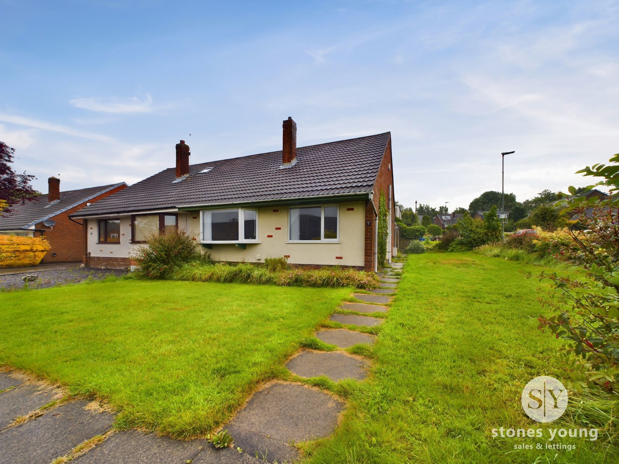 2 Bed Semi Detached Bungalow For Sale In Barons Close Lower Darwen