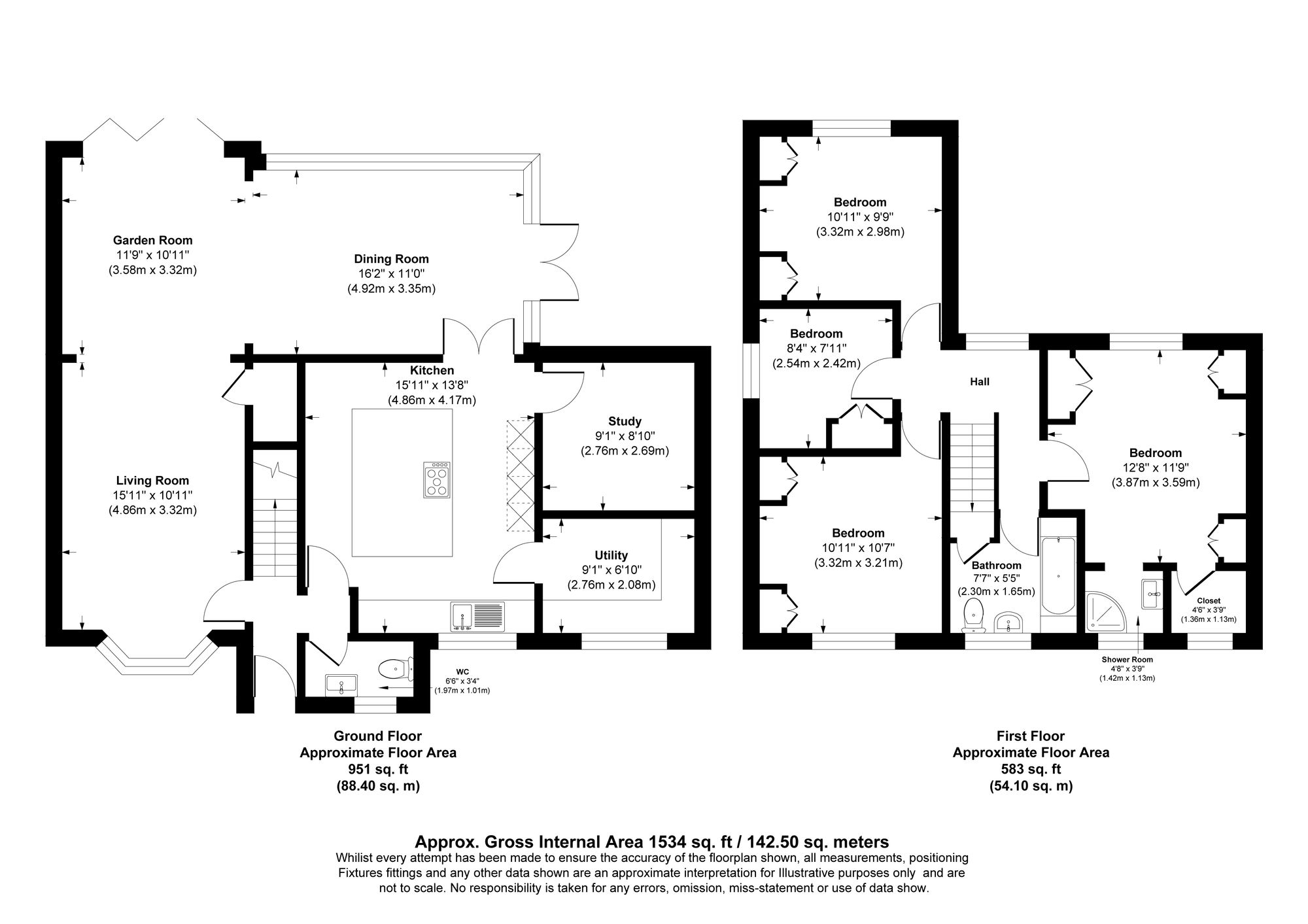 4 bed detached house for sale in Chapeltown Road, Manchester - Property Floorplan