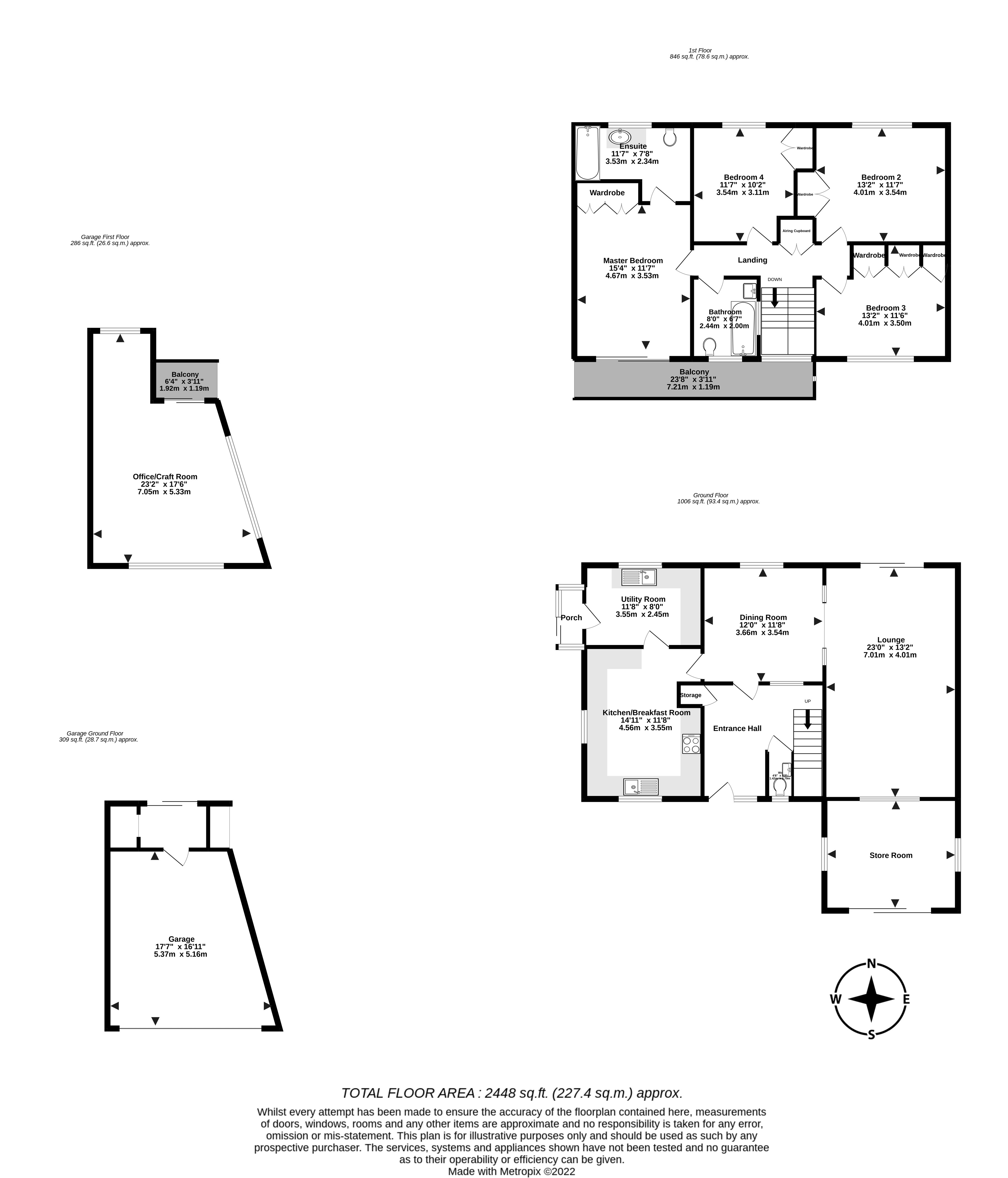 4 bed house for sale in Coastal Road, East Preston - Property Floorplan