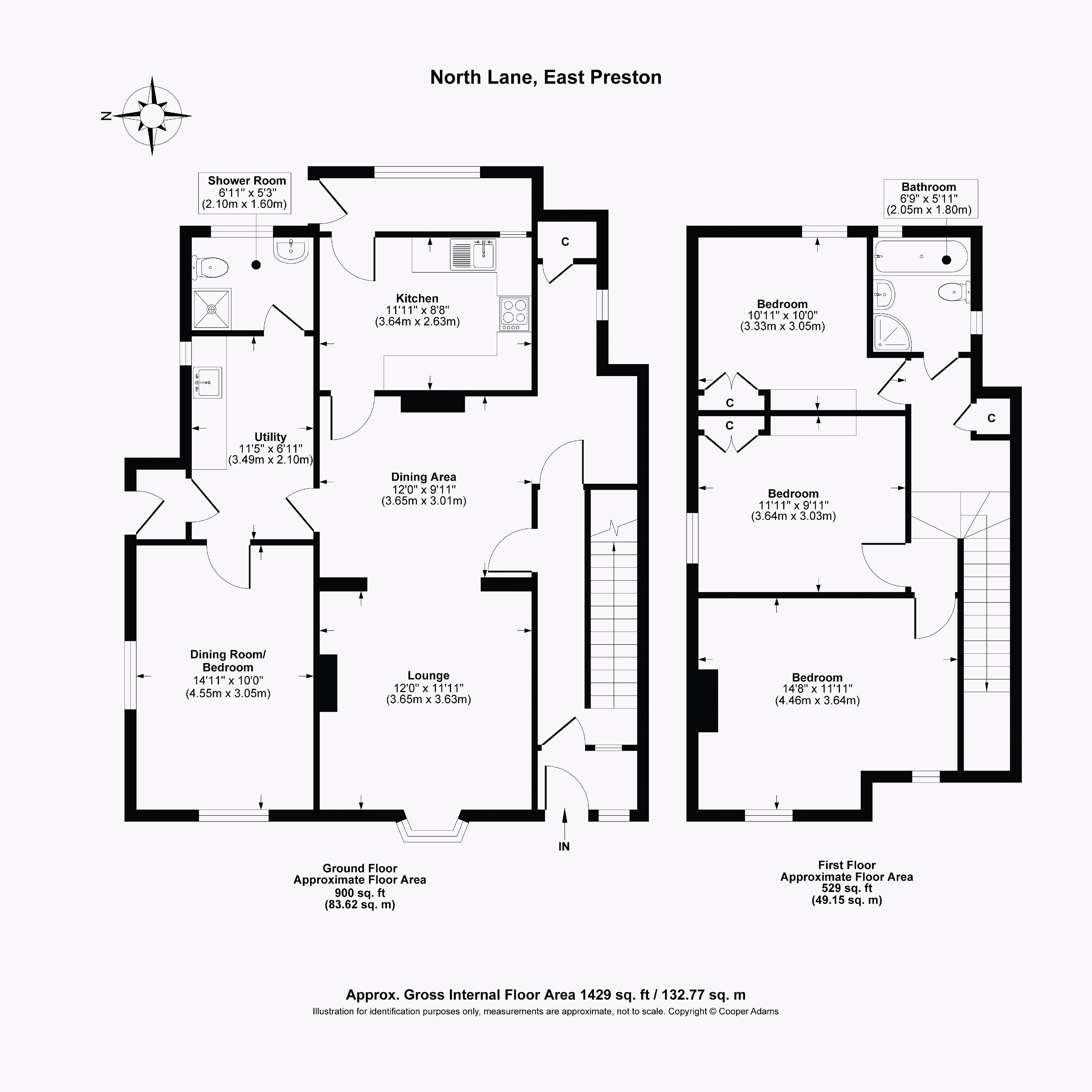 4 bed house for sale in North Lane, East Preston - Property floorplan