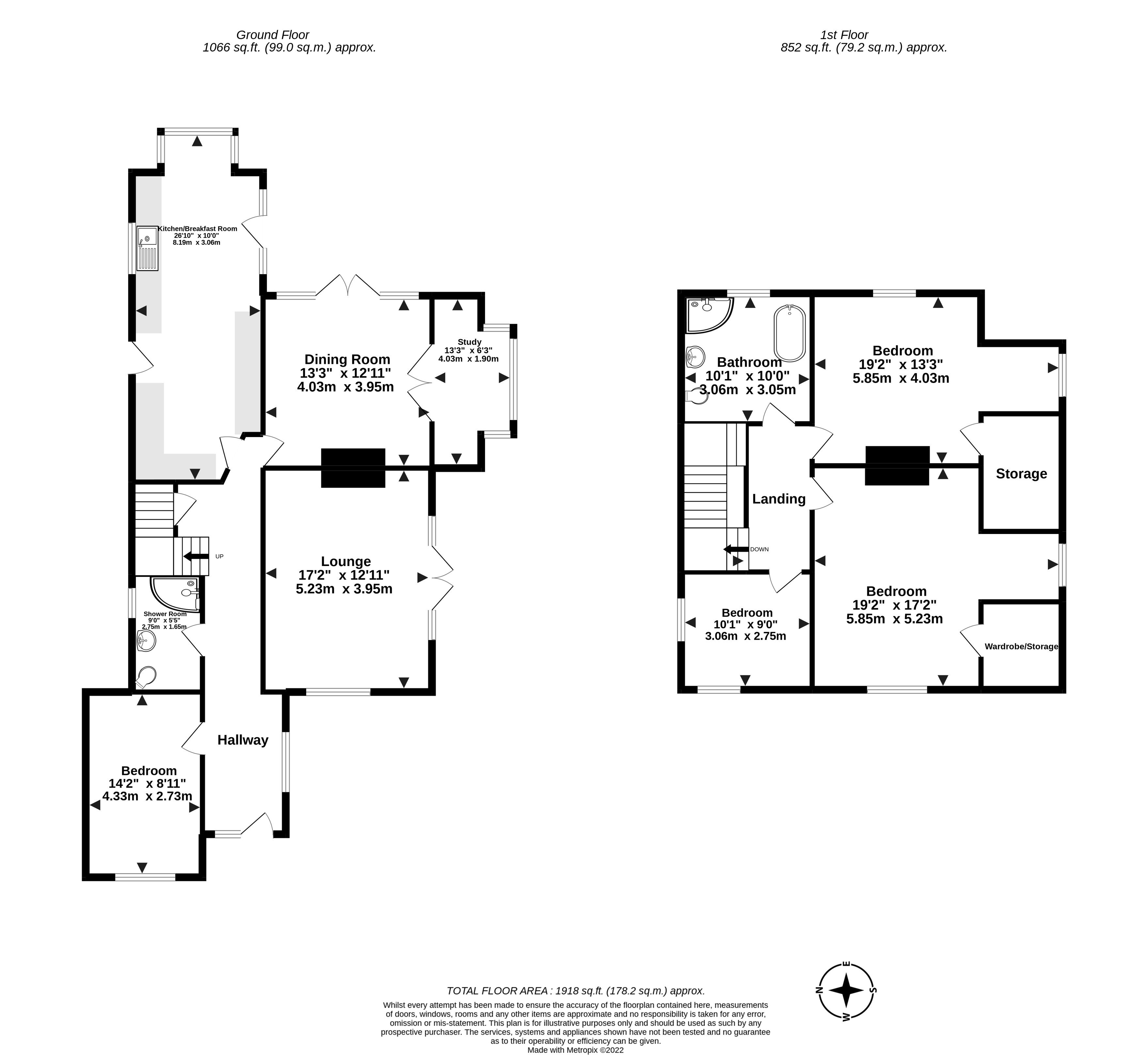 4 bed house for sale in The Street, East Preston - Property Floorplan