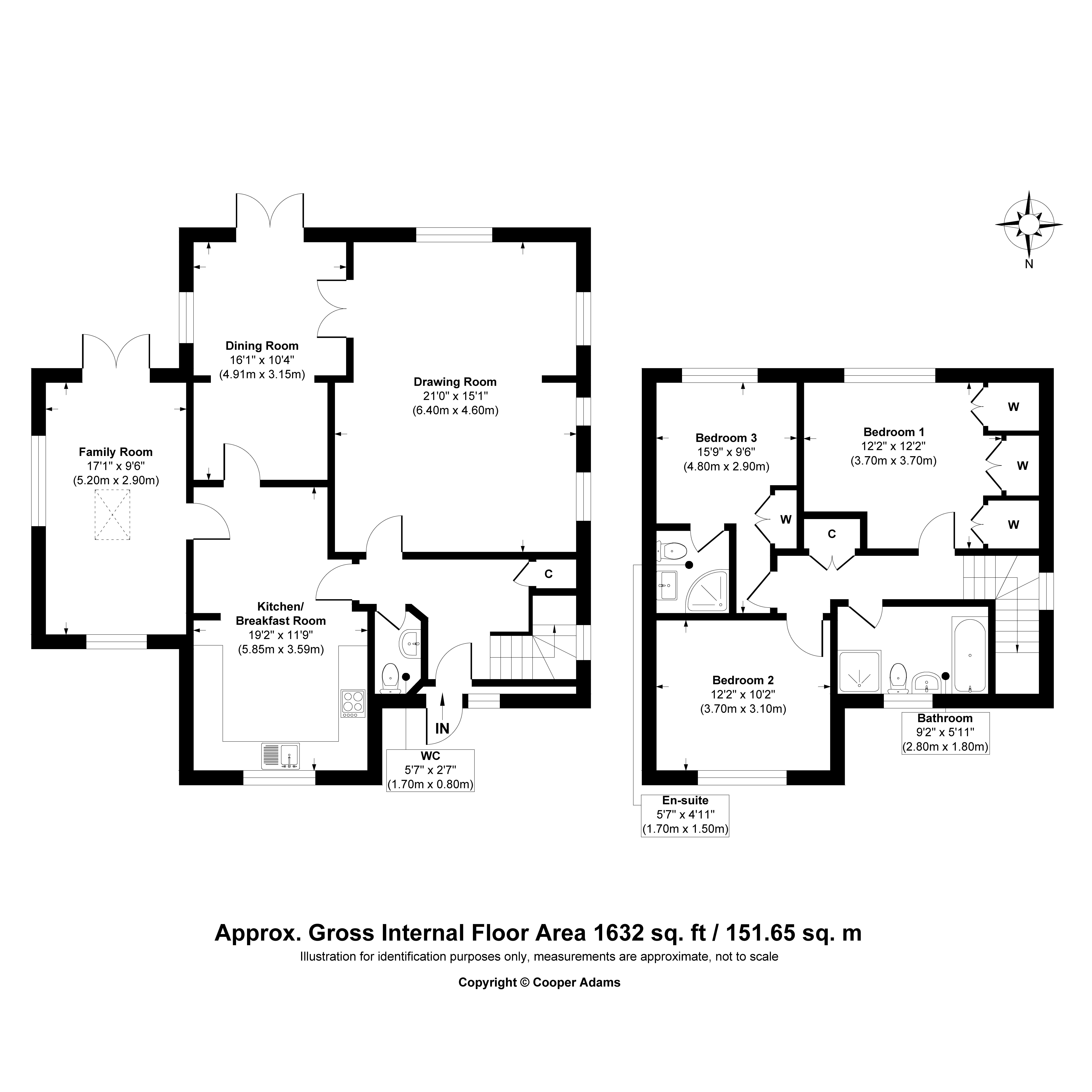 3 bed house for sale in Vicarage Lane, East Preston - Property Floorplan