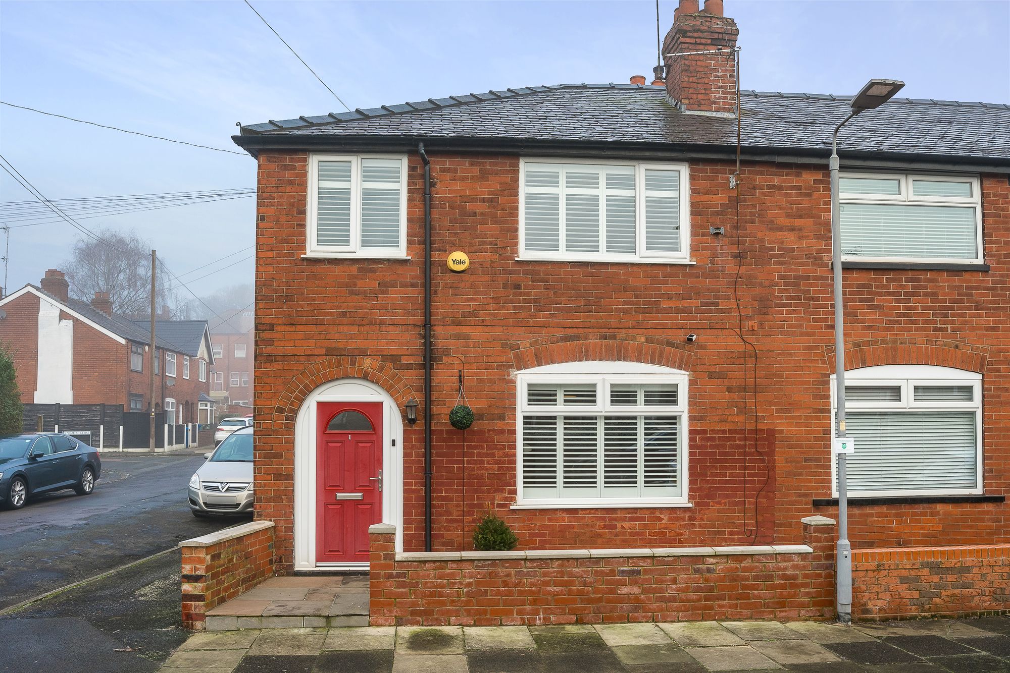 3 bed end of terrace house for sale in Merton Road, Manchester  - Property Image 1