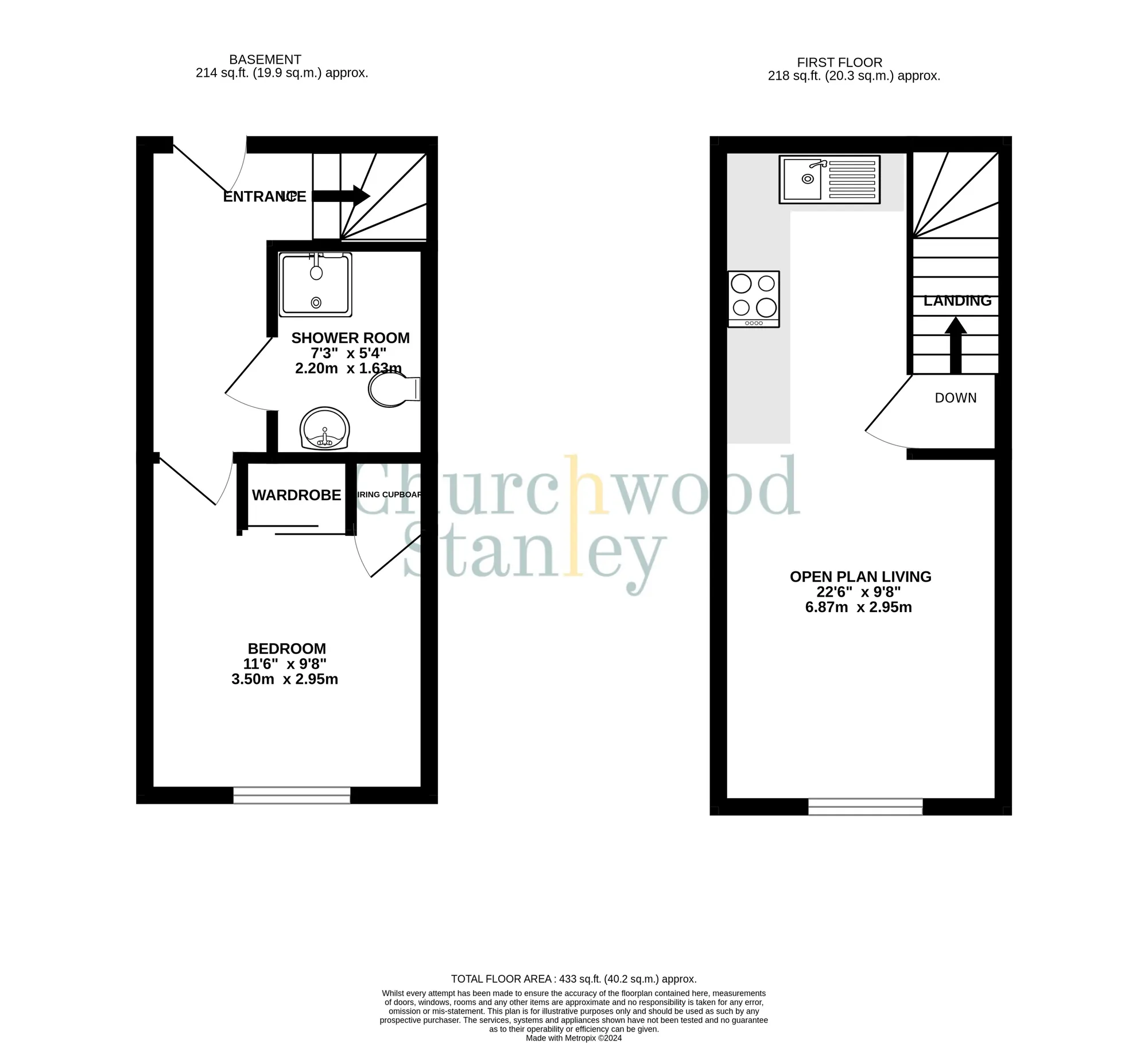 1 bed apartment for sale in High Street, Manningtree - Property Floorplan