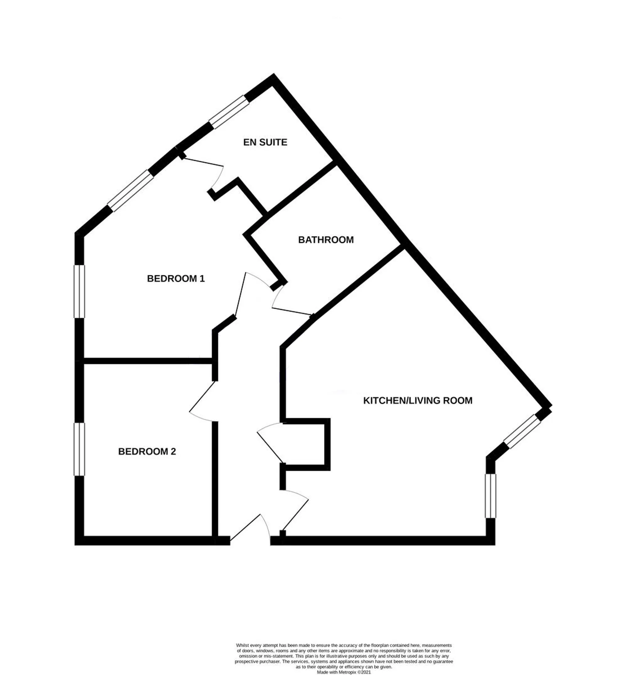 2 bed apartment for sale in Braintree Road, Witham - Property Floorplan