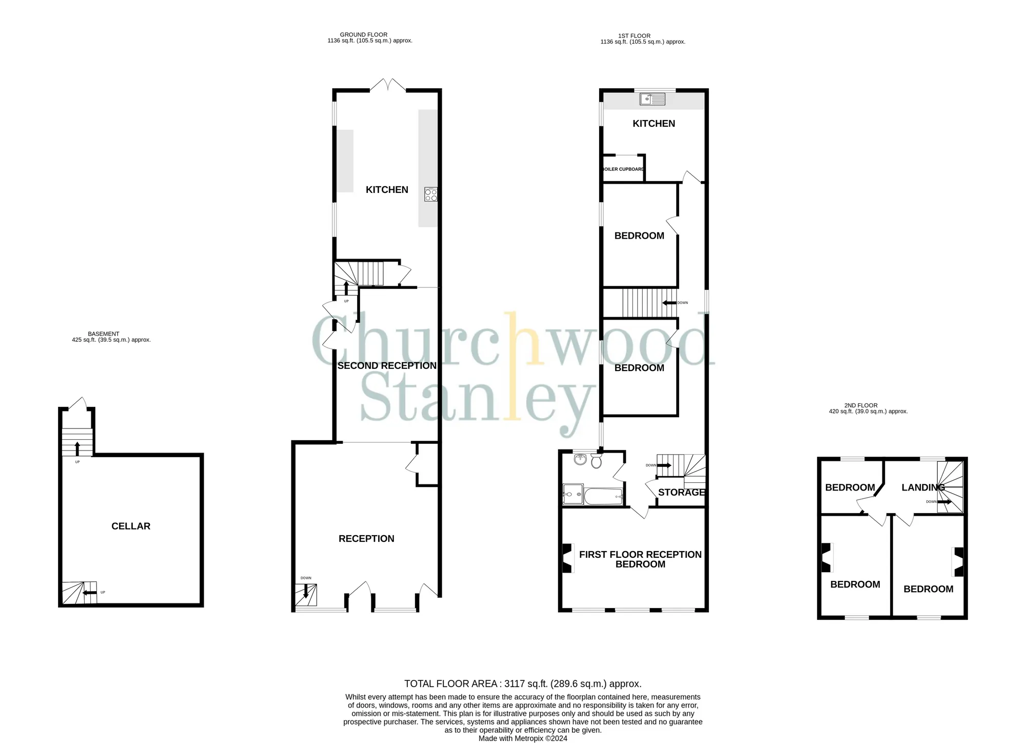 6 bed terraced house for sale in Church Street, Harwich - Property Floorplan