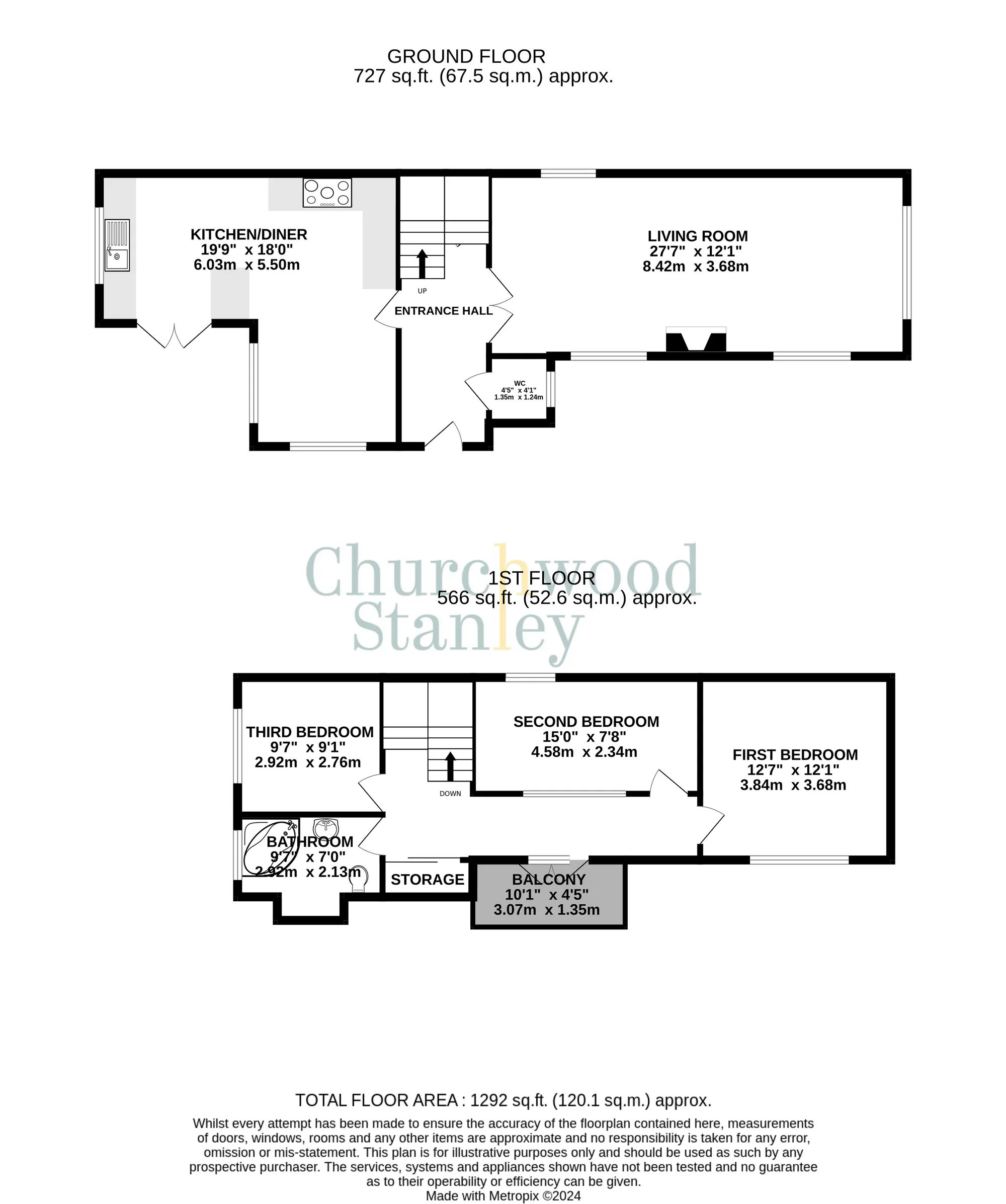 3 bed detached house for sale in St. Georges Avenue, Harwich - Property Floorplan