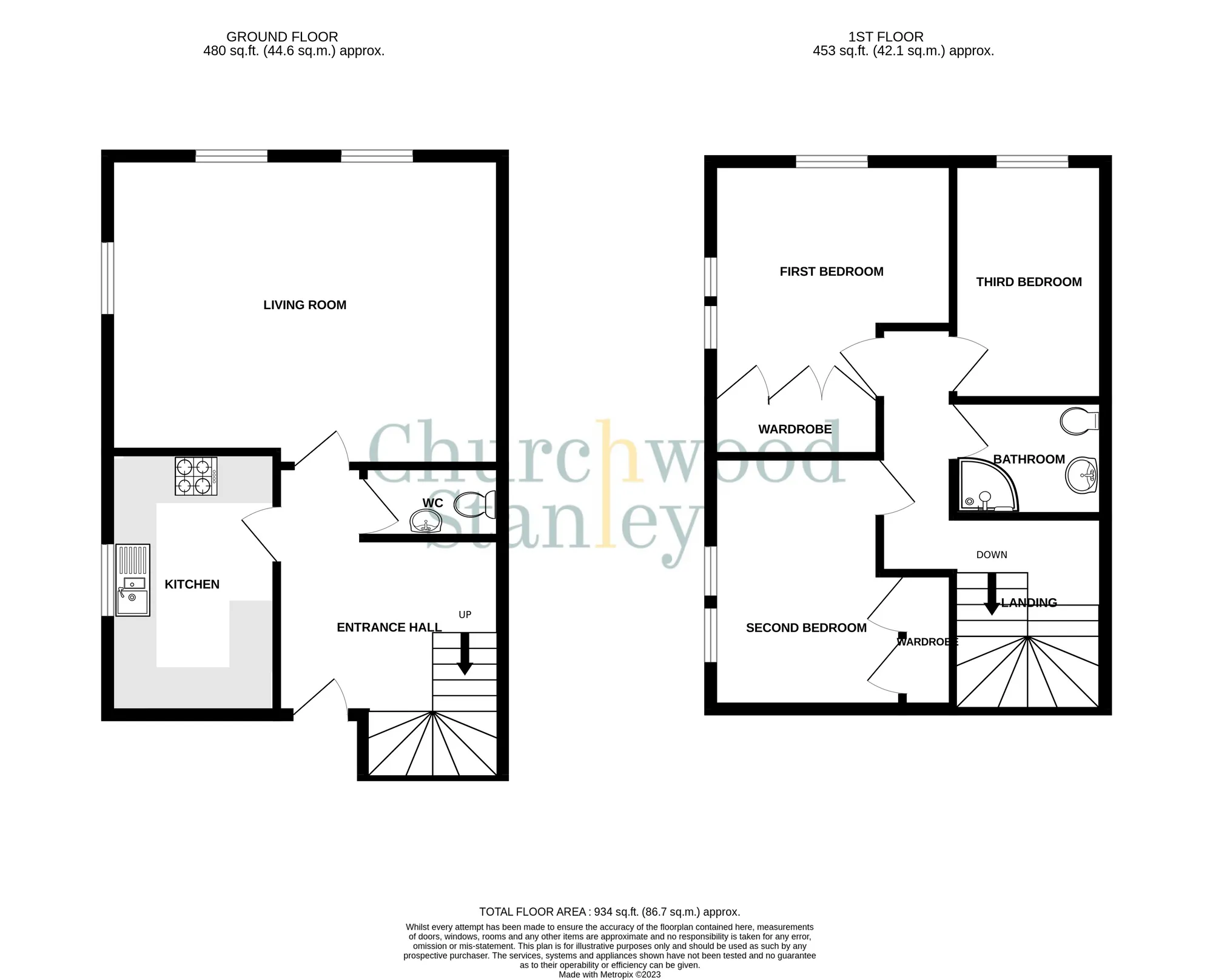 3 bed apartment for sale in Maltings Wharf, Manningtree - Property Floorplan
