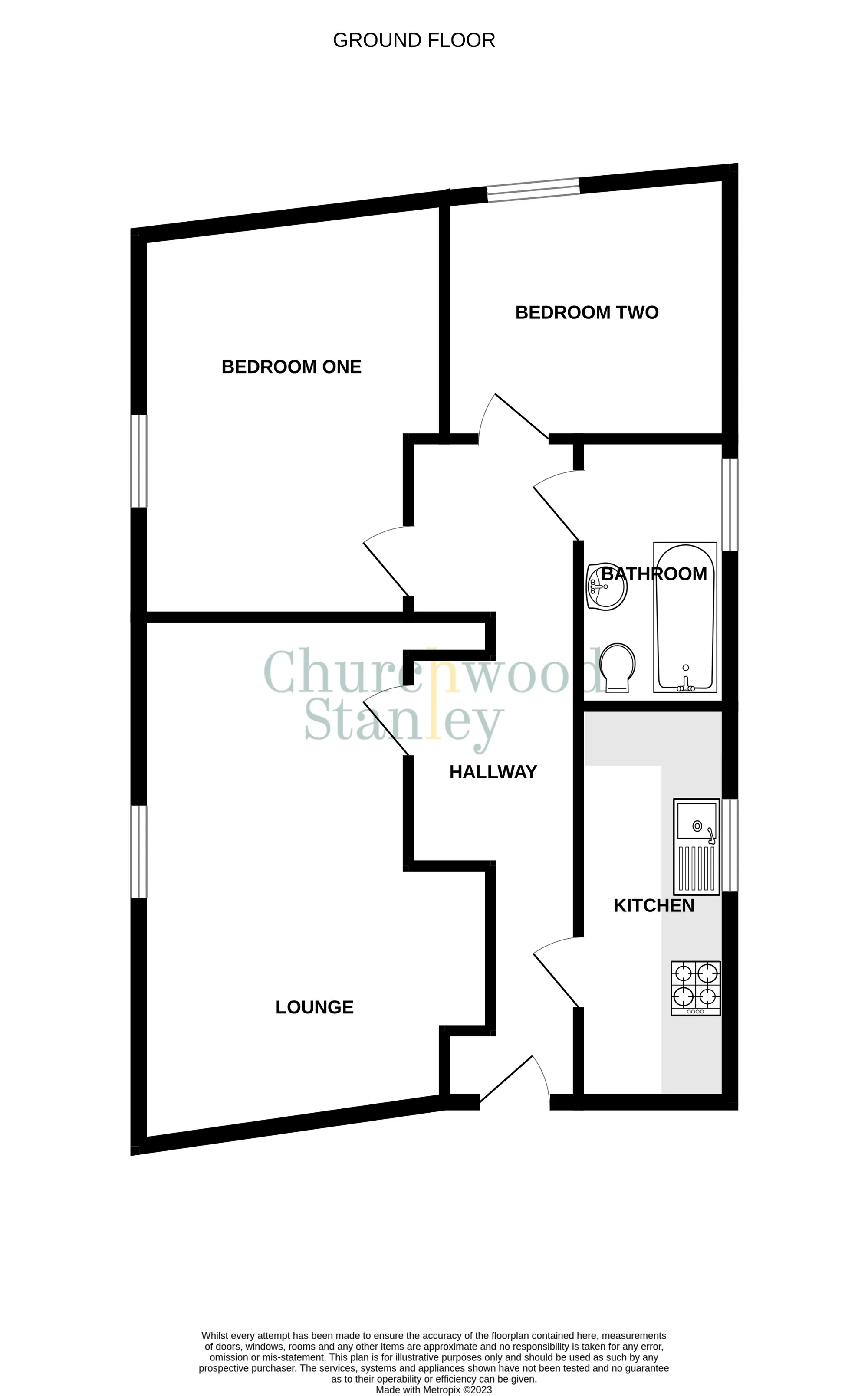 2 bed flat to rent in High Street, Harwich - Property Floorplan