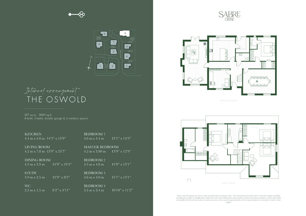 4 bed bungalow for sale in Sabre Close, Felsted - Property floorplan