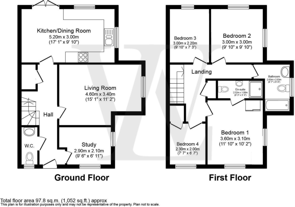 4 bed detached house for sale in Takeley, Bishop's Stortford - Property floorplan