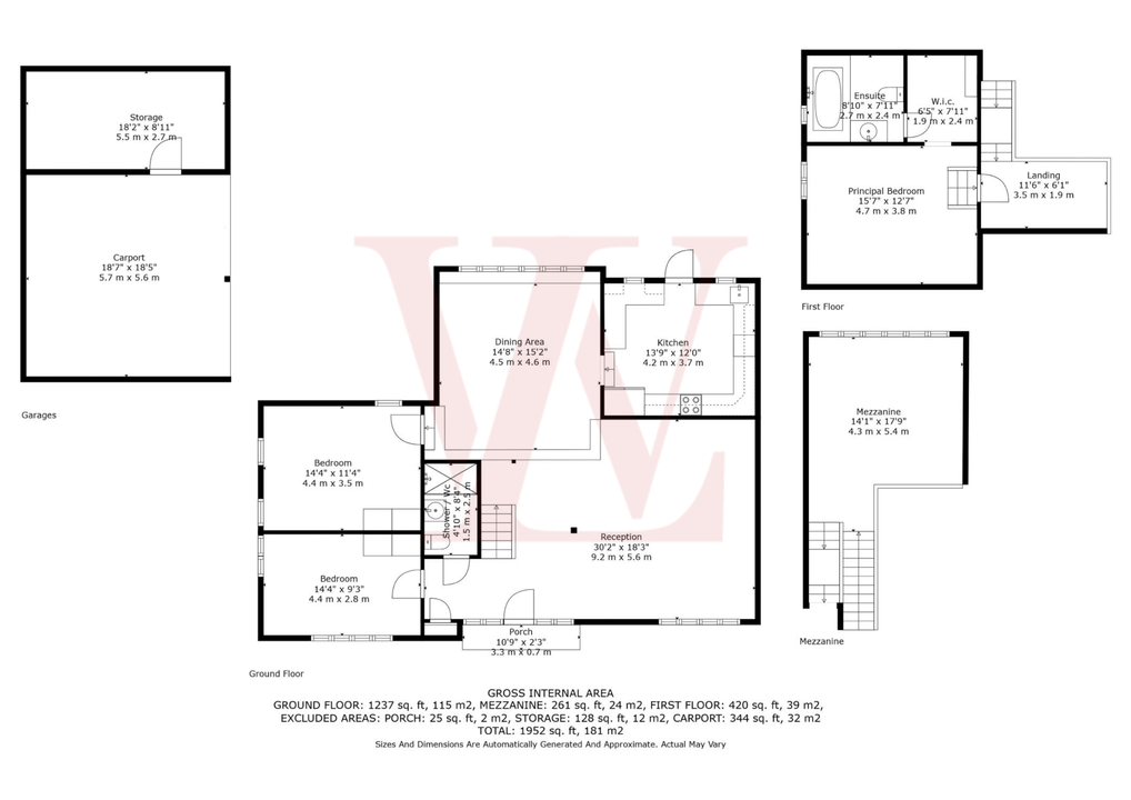 3 bed barn conversion for sale in Stortford Road, Dunmow - Property floorplan