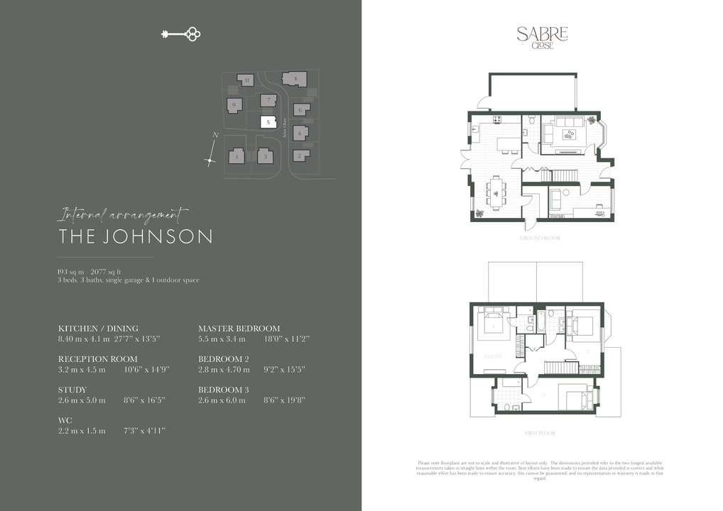 3 bed detached house for sale in Sabre Close, Felsted - Property floorplan