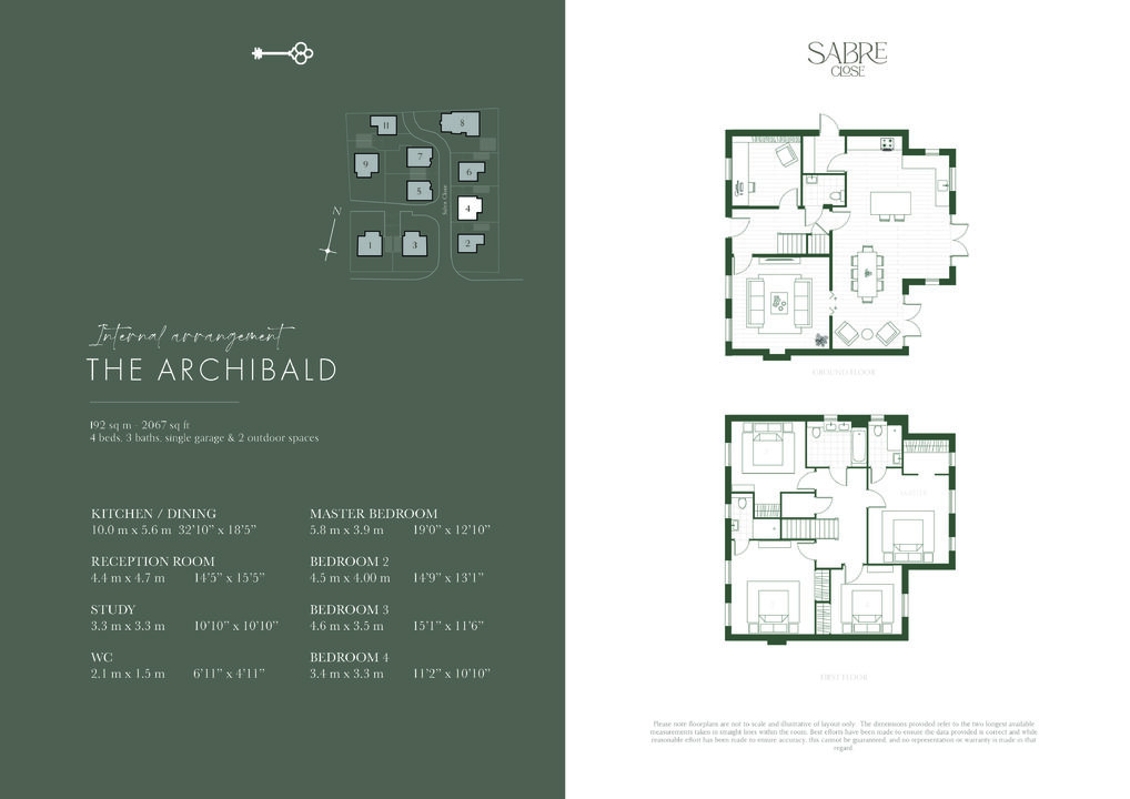 3 bed detached house for sale in Sabre Close, Felsted - Property floorplan