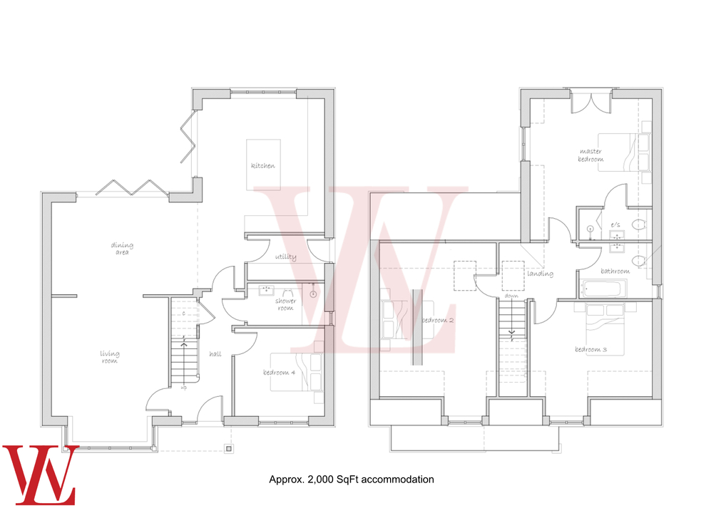 4 bed detached house for sale in Chapel End, Broxted - Property floorplan