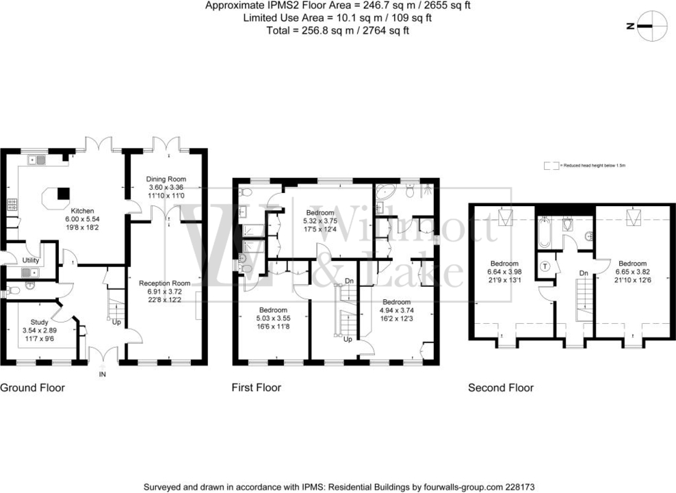 5 bed detached house for sale in Tyler Avenue, Dunmow - Property floorplan