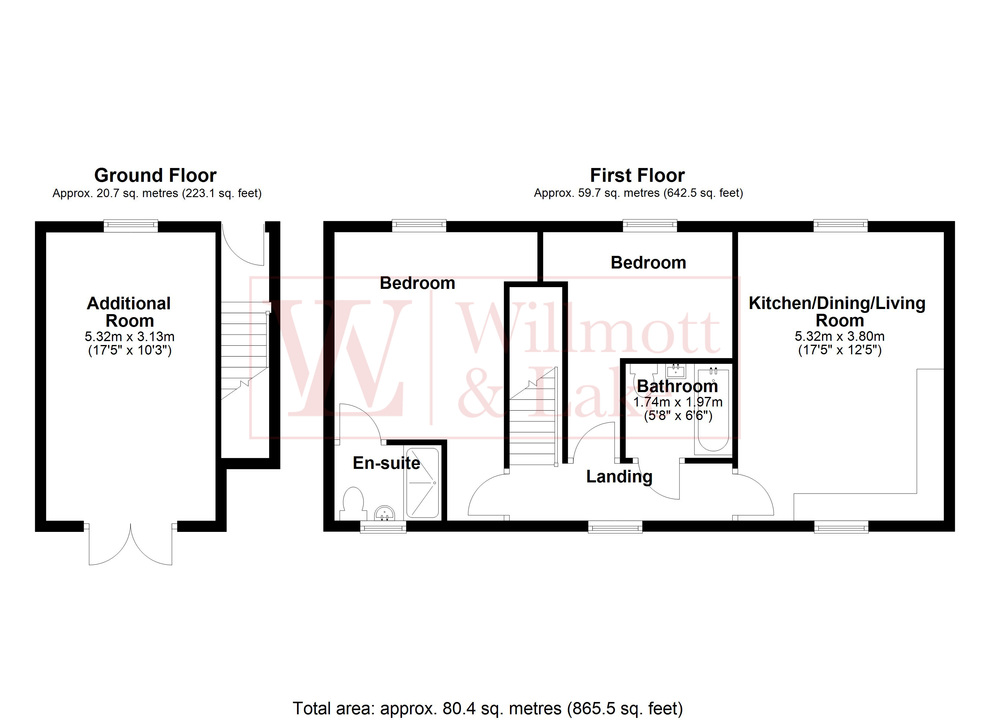 2 bed for sale in Boswell Street, Bishop's Stortford - Property floorplan