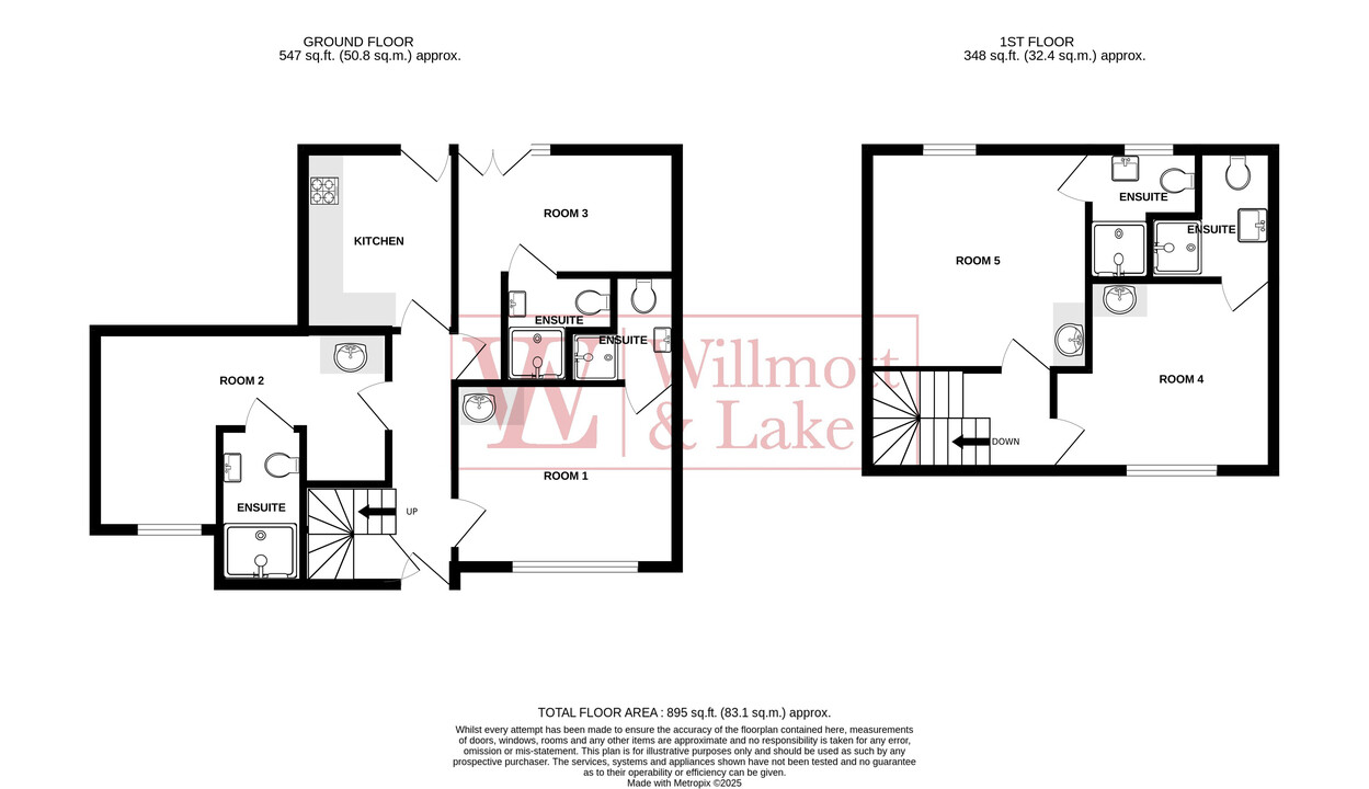 1 bed to rent in Coopers End, Bishop's Stortford - Property floorplan