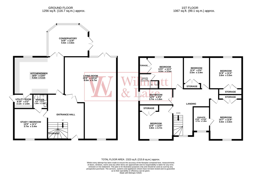 5 bed detached house to rent in Maze Green Heights, Bishop's Stortford - Property floorplan