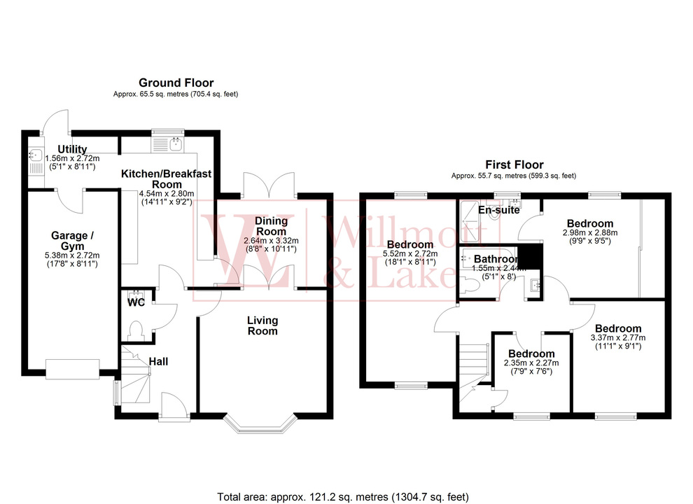 4 bed detached house for sale in Snowdrop Close, Bishop's Stortford, Hertfordshire - Property floorplan