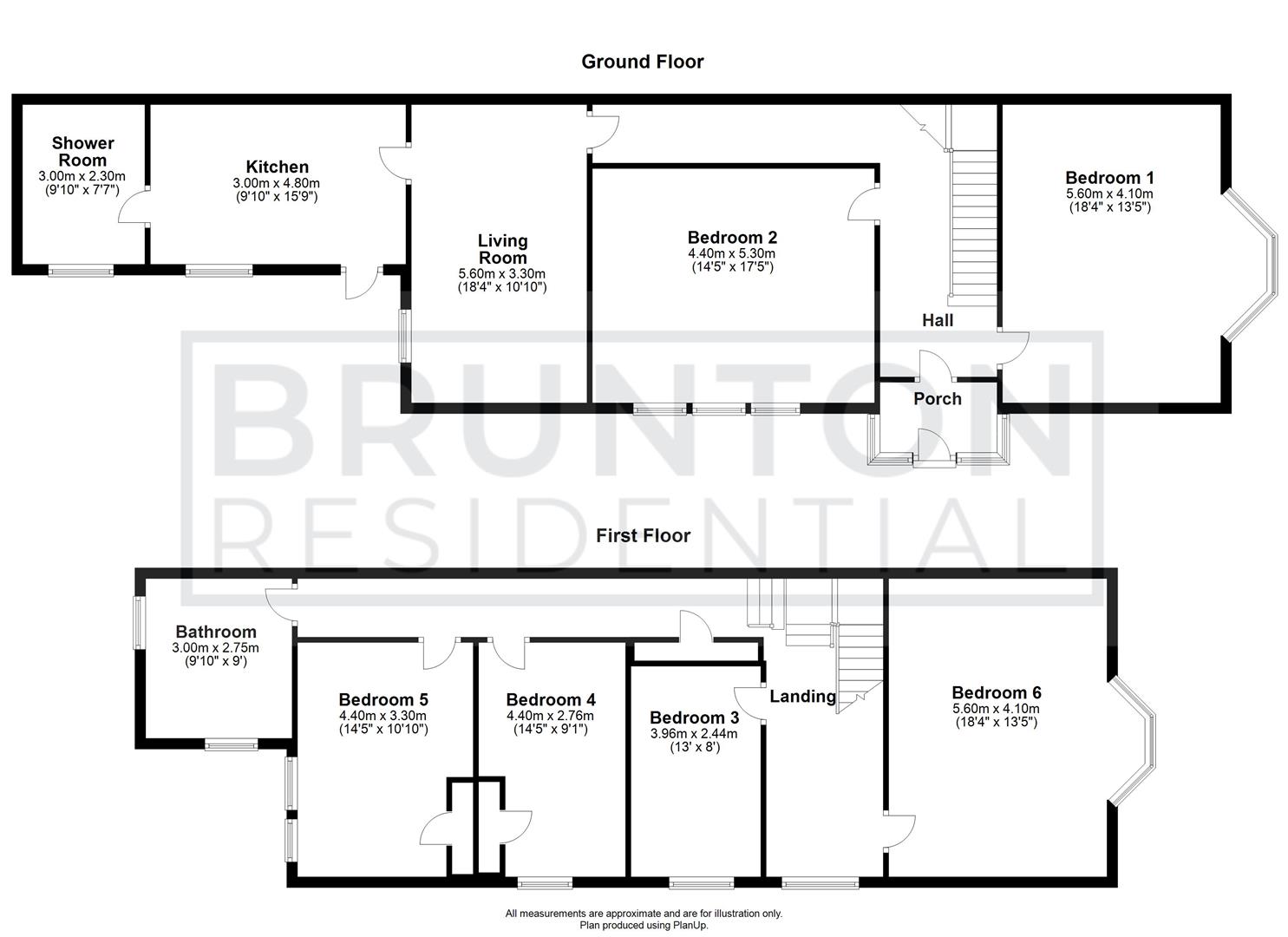 6 bed semi-detached house to rent in Cartington Terrace, Heaton - Property Floorplan