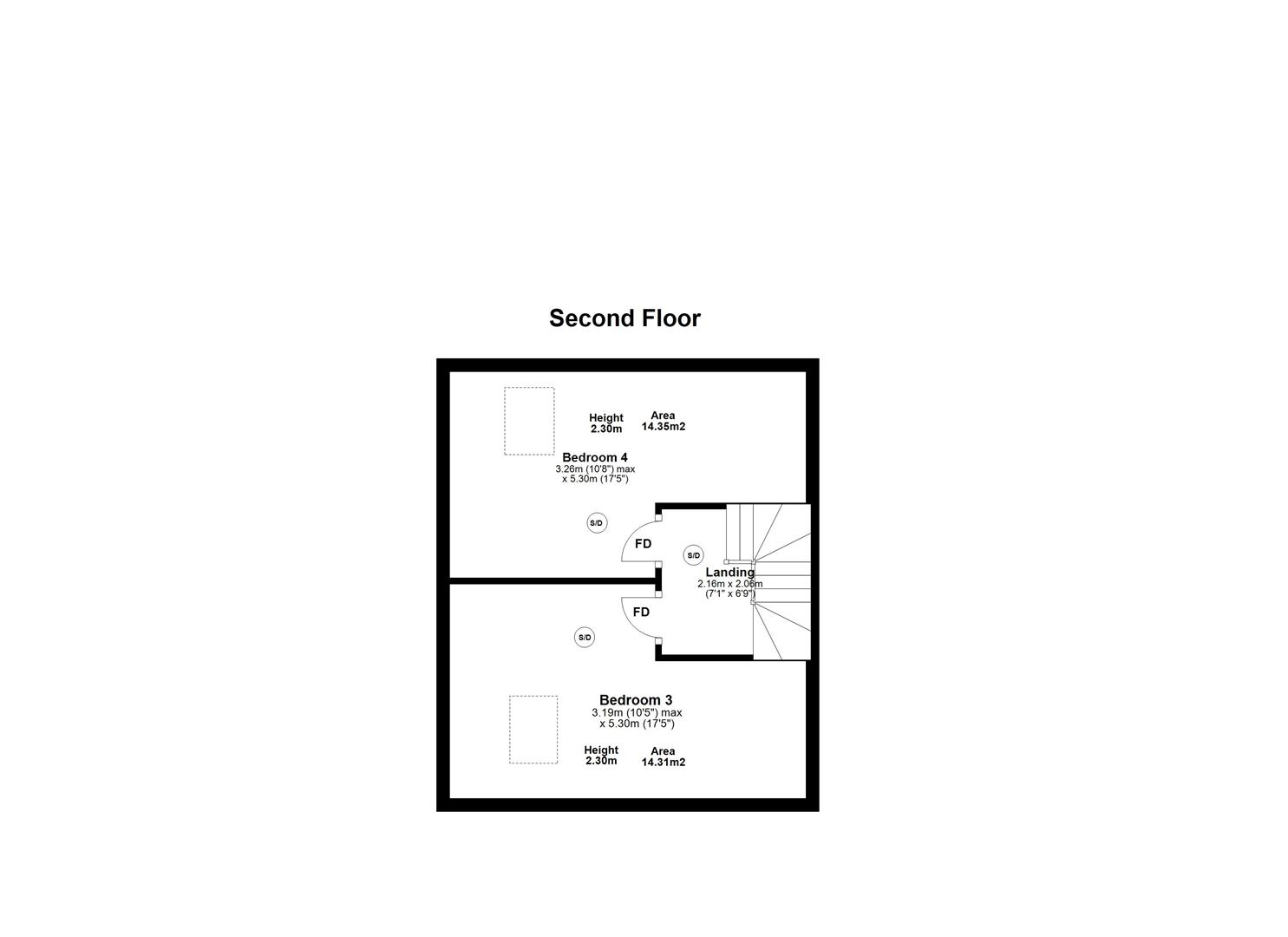 4 bed maisonette to rent in Chillingham Road, Newcastle upon Tyne - Property Floorplan