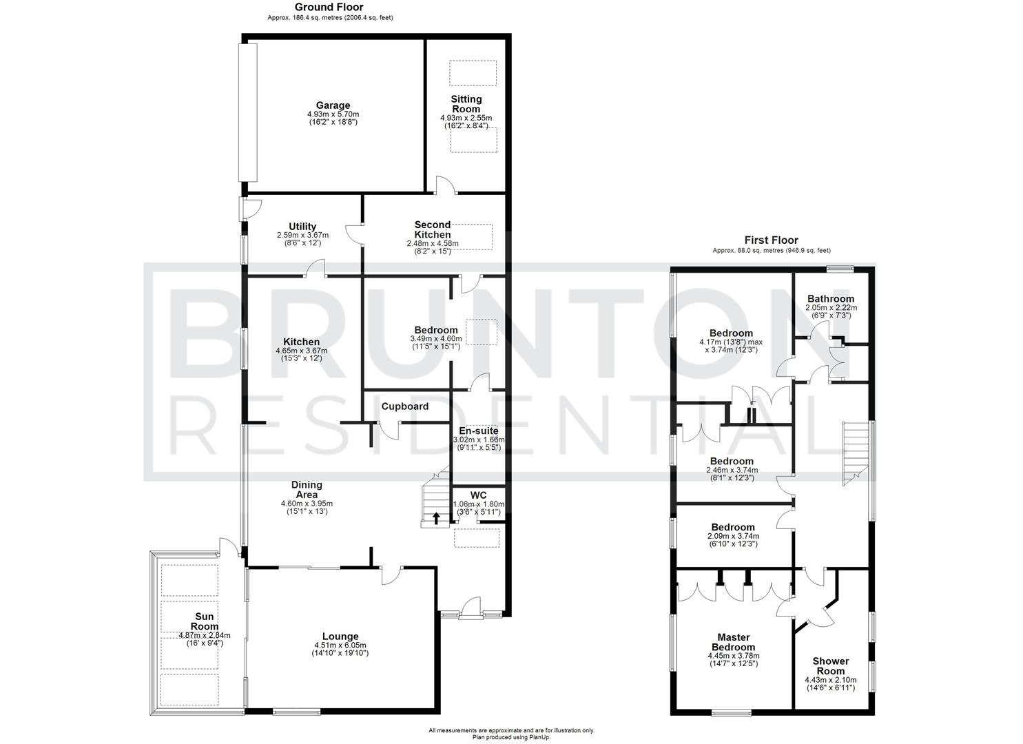5 bed detached house for sale in Glastonbury Grove, Jesmond - Property Floorplan