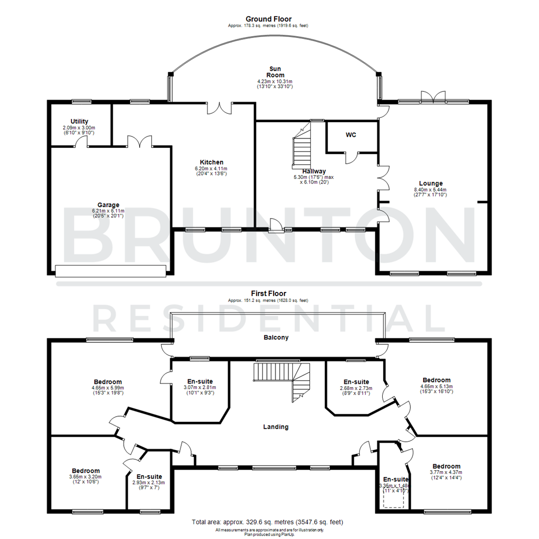4 bed detached house for sale in Middle Drive, Ponteland - Property Floorplan