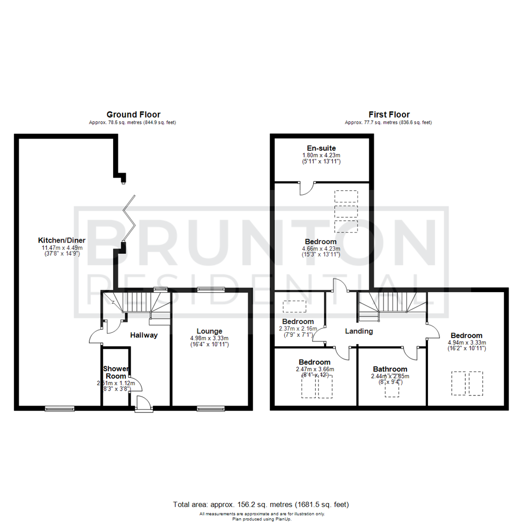 4 bed barn conversion for sale in St. Cuthberts Road, Marley Hill - Property Floorplan