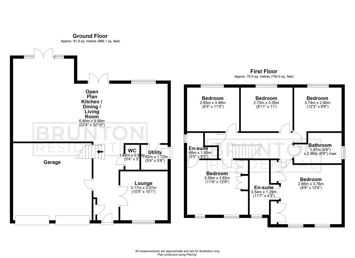 5 bed detached house for sale in Broadfield Meadows, Kenton Bank Foot - Property Floorplan