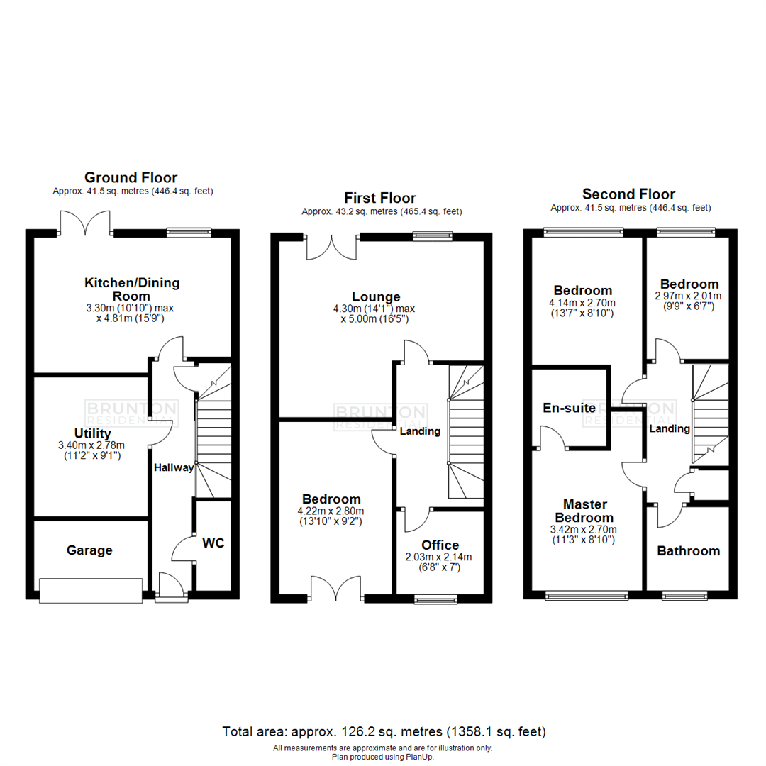 4 bed semi-detached house for sale in Prendwick Avenue, Great Park - Property Floorplan