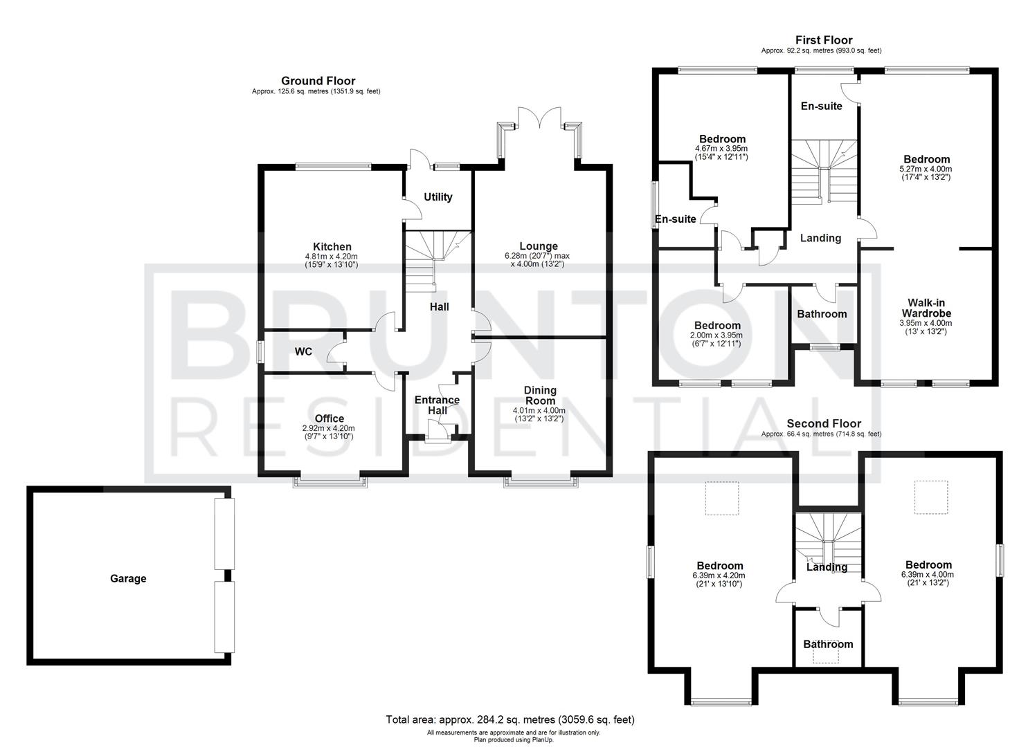 5 bed detached house for sale in Humbleton Road, Great Park - Property Floorplan