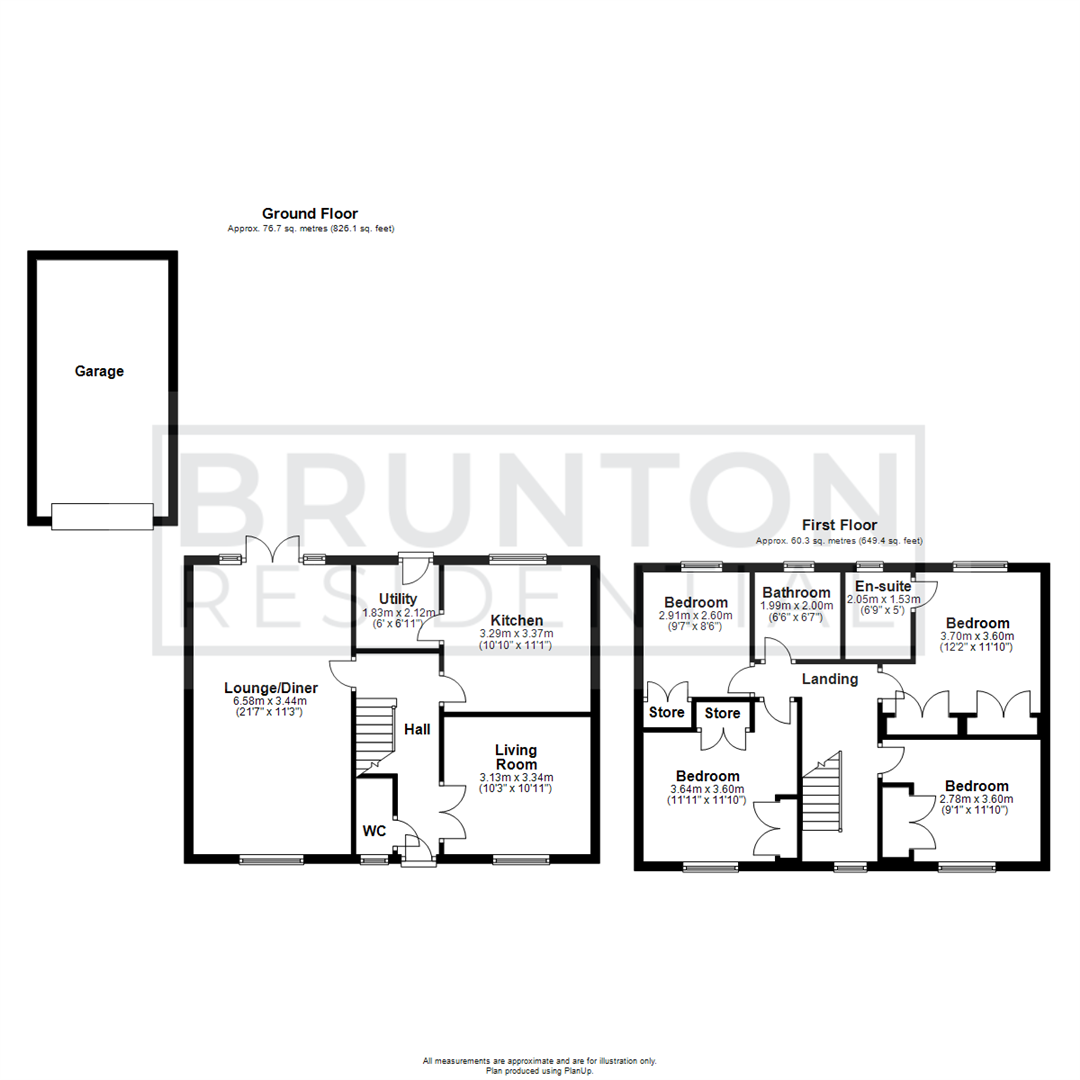4 bed detached house for sale in Warkworth Woods, Gosforth - Property Floorplan