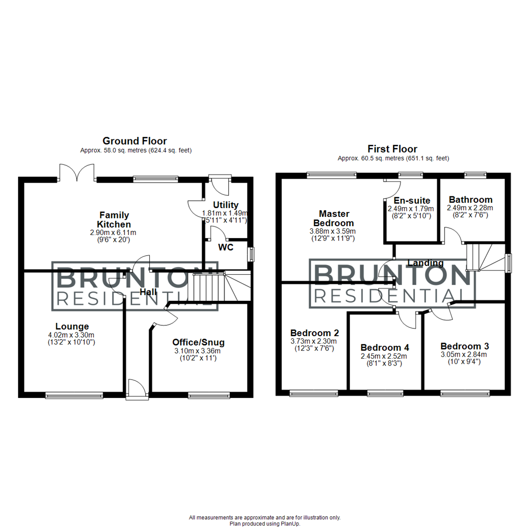 4 bed detached house for sale in Augusta Park Way, Dinnington - Property Floorplan