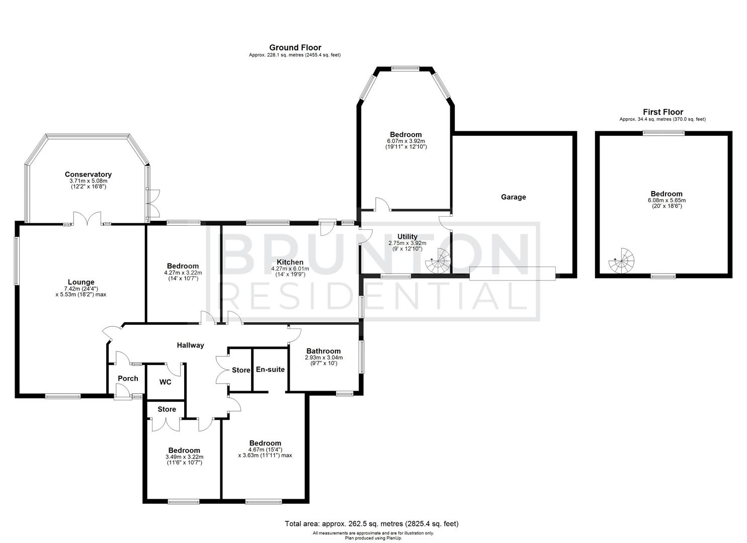 5 bed detached bungalow for sale in Thornlea, Hepscott - Property Floorplan